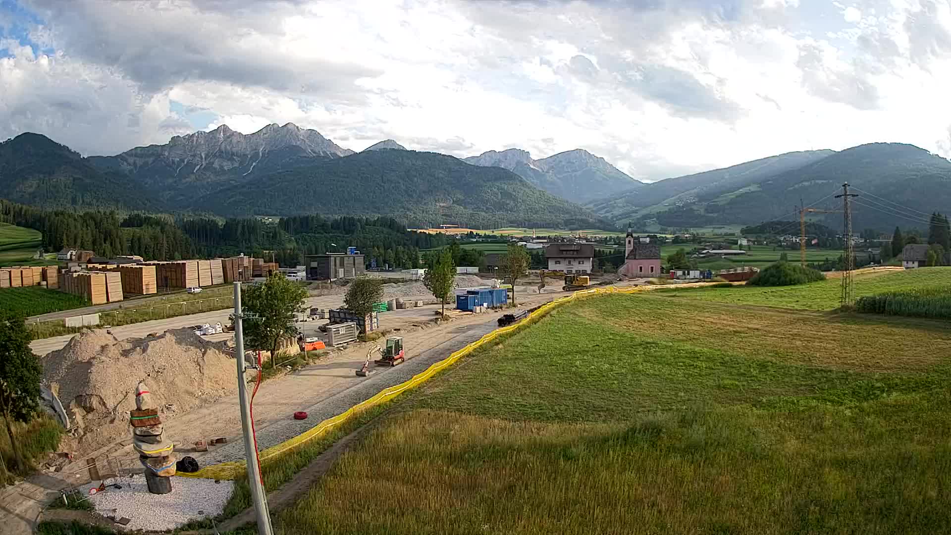 Webcam Rasun / Plan de Corones – Vista live dalla Valle di Anterselva