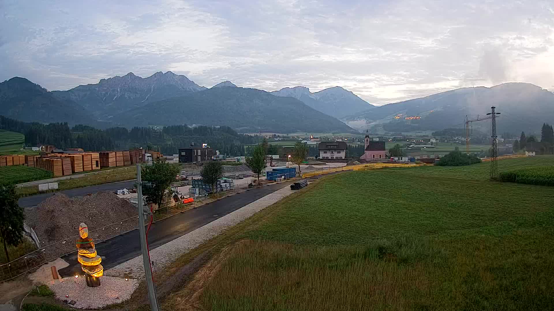 Webcam Rasun / Plan de Corones – Vista live dalla Valle di Anterselva