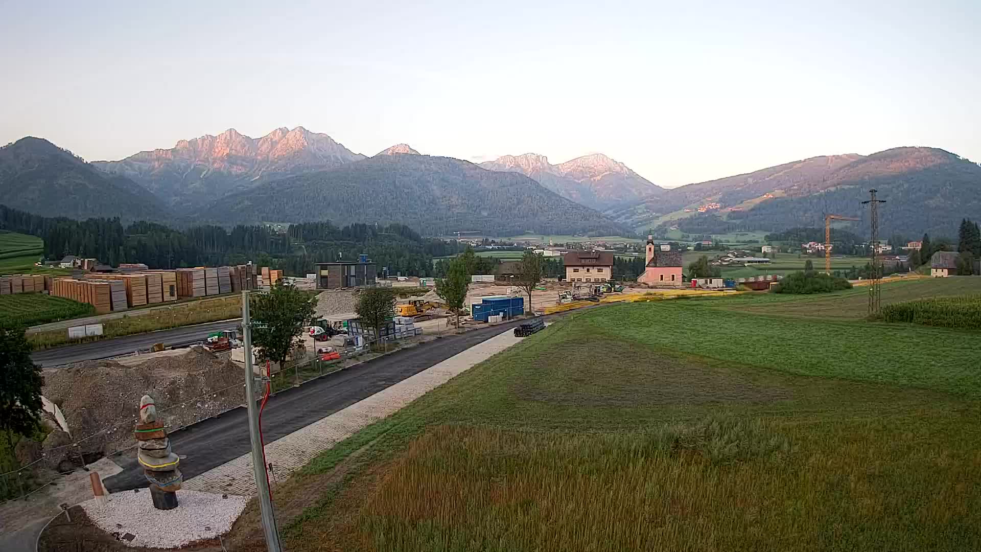 Webcam Rasun / Plan de Corones – Vista live dalla Valle di Anterselva