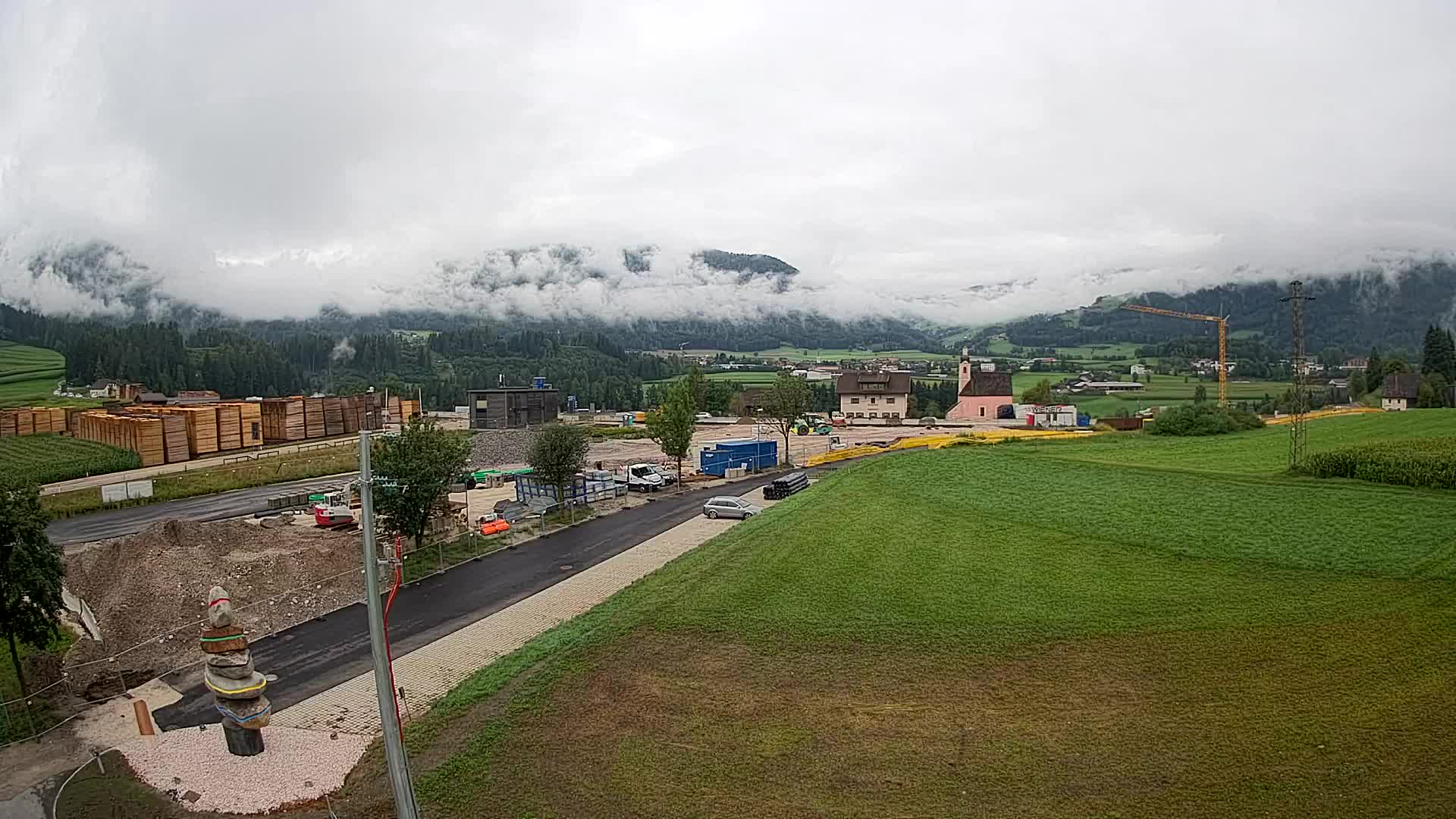 Webcam Rasun / Plan de Corones – Vista live dalla Valle di Anterselva