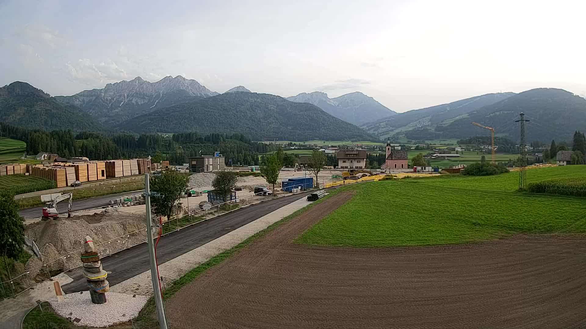 Webcam Rasun / Plan de Corones – Vista live dalla Valle di Anterselva