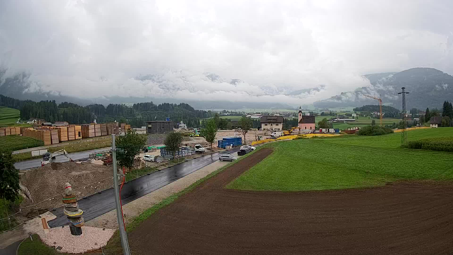 Webcam Rasun / Plan de Corones – Vista live dalla Valle di Anterselva