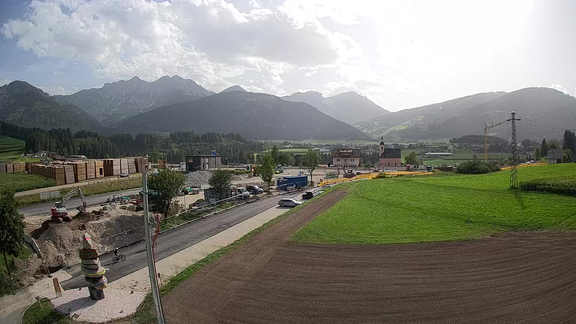 Webcam Rasun / Plan de Corones – Vista live dalla Valle di Anterselva