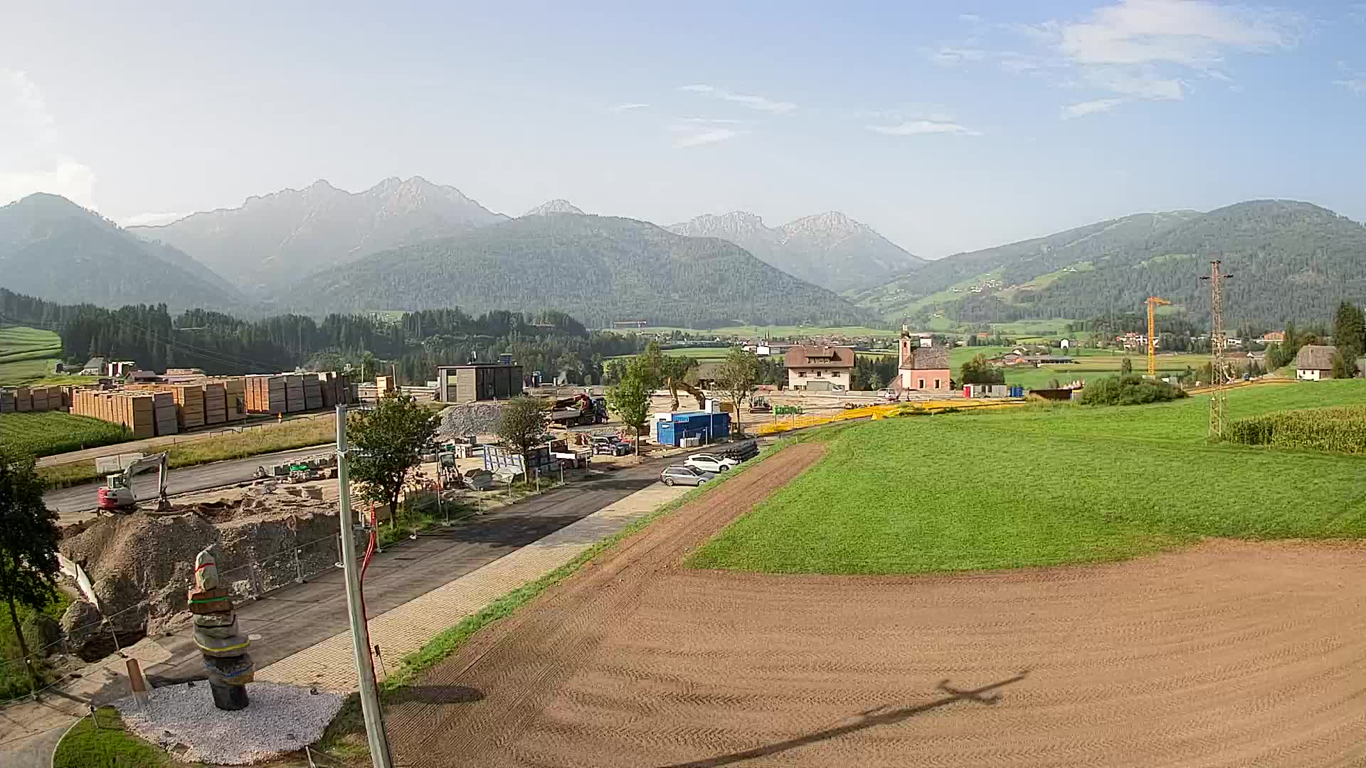 Webcam Rasun / Plan de Corones – Vista live dalla Valle di Anterselva