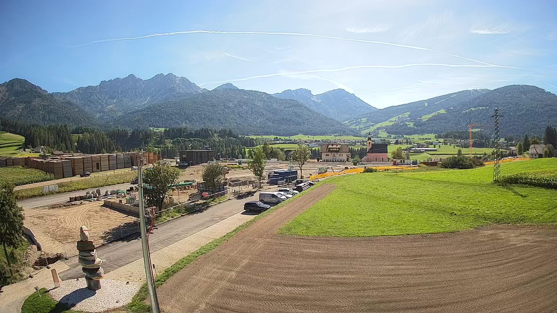 Webcam Rasun / Plan de Corones – Vista live dalla Valle di Anterselva