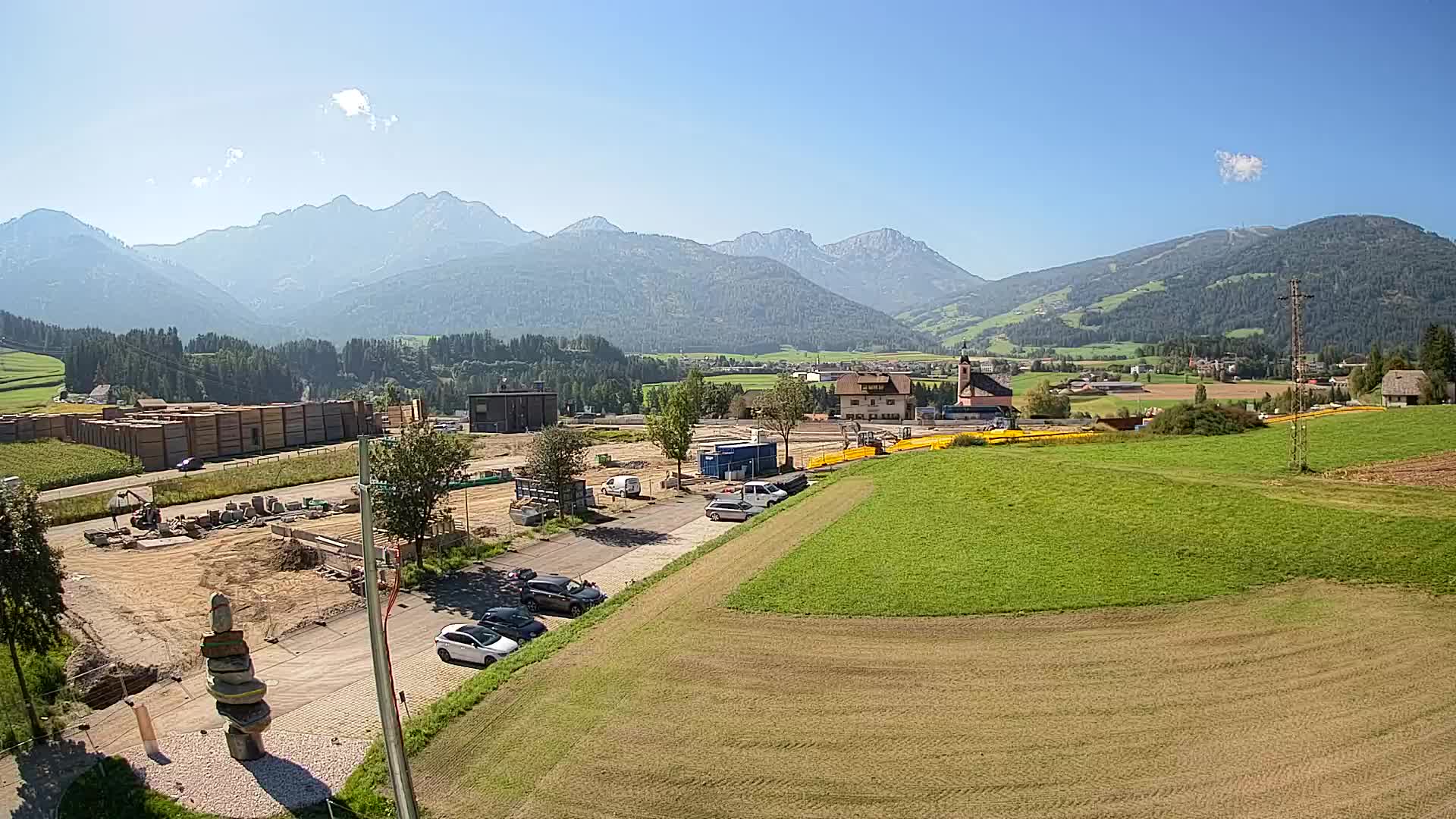 Webcam Rasun / Plan de Corones – Vista live dalla Valle di Anterselva