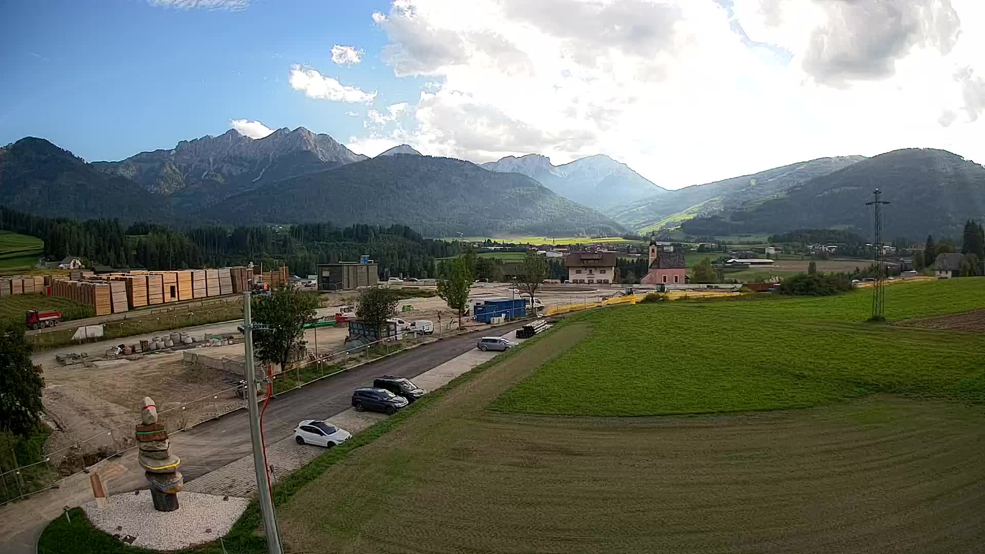 Webcam Rasun / Plan de Corones – Vista live dalla Valle di Anterselva