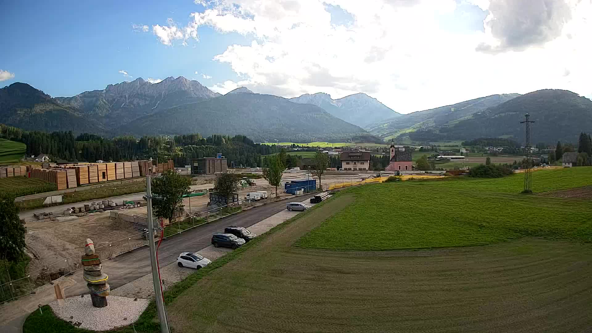 Webcam Rasun / Plan de Corones – Vista live dalla Valle di Anterselva