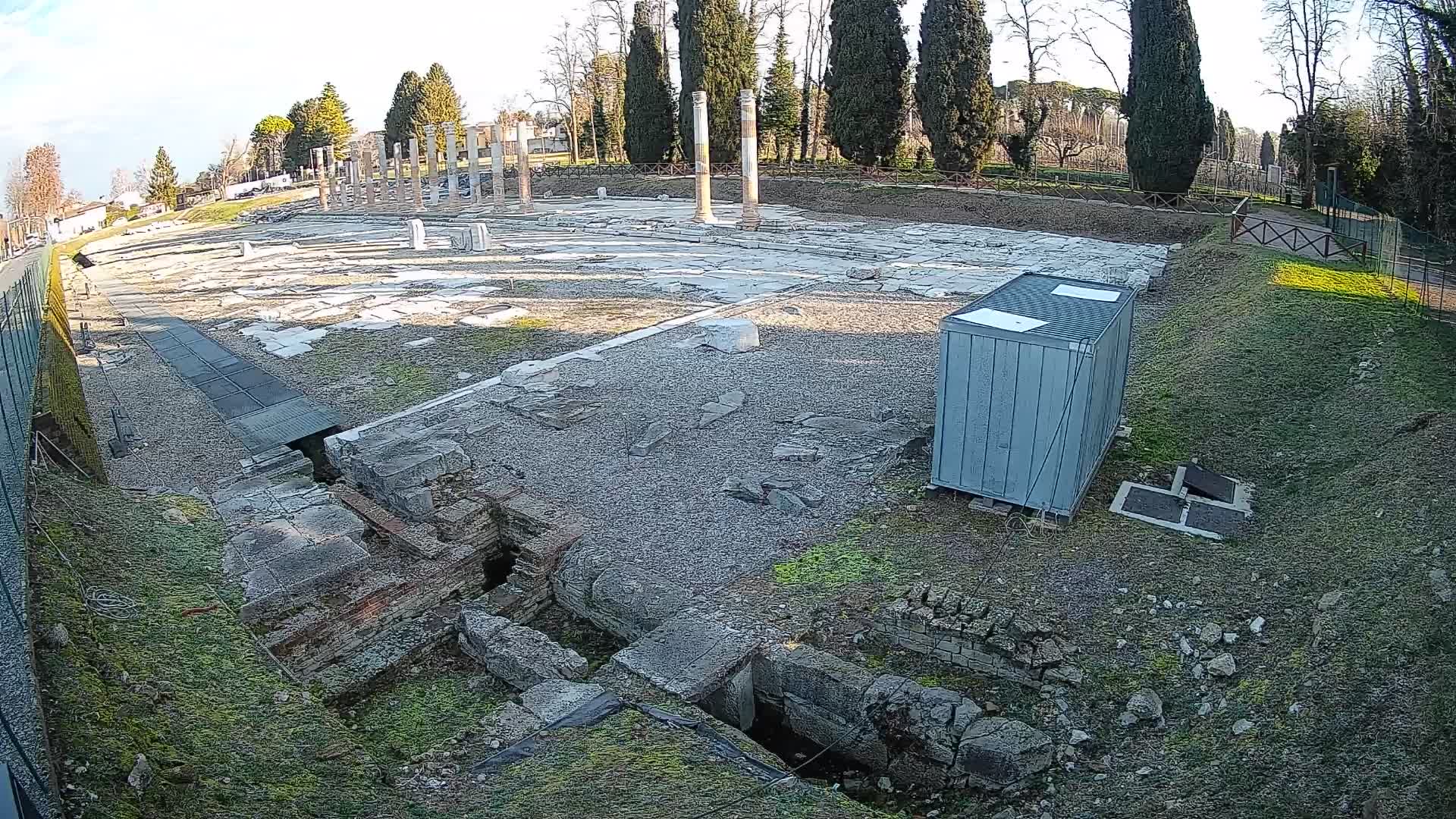 Webcam Foro Romano di Aquileia – Live View of the Ancient Roman Forum