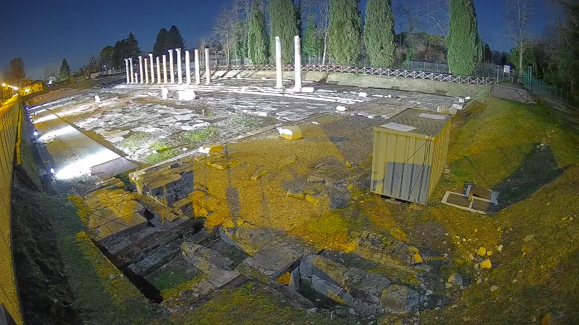 Webcam Forum Romanum von Aquileia – Liveblick auf das antike Zentrum