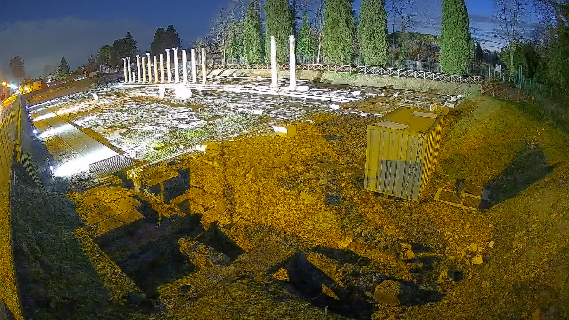 Webcam Forum Romanum von Aquileia – Liveblick auf das antike Zentrum