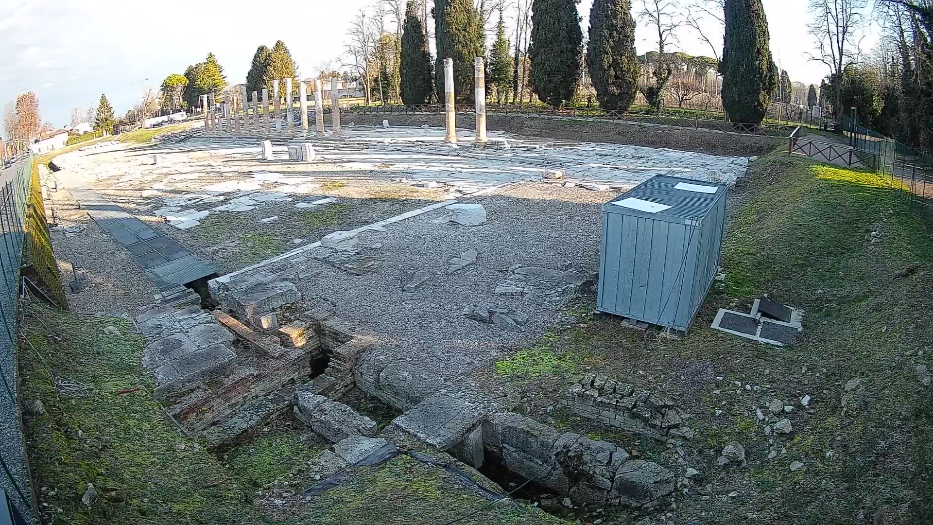 Webcam Forum Romanum von Aquileia – Liveblick auf das antike Zentrum