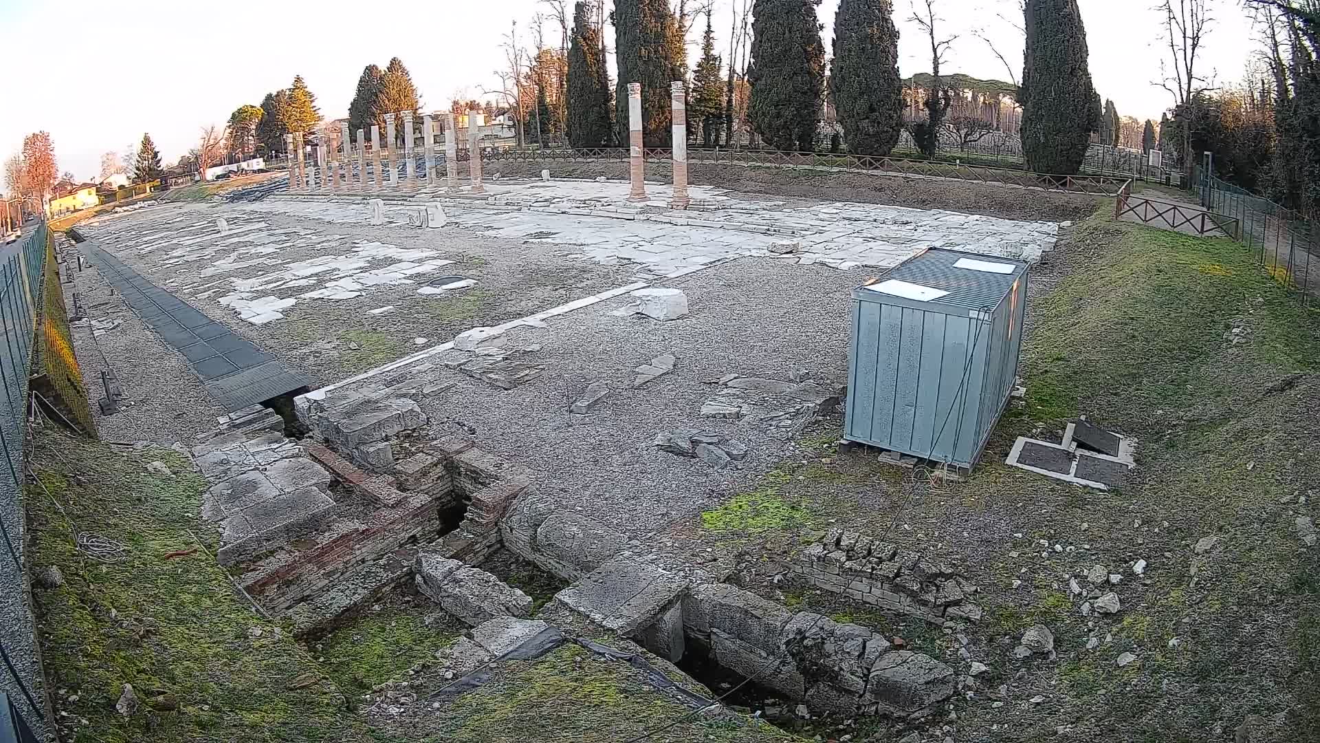 Webcam Foro Romano de Aquileia – Vista en vivo del Foro Romano