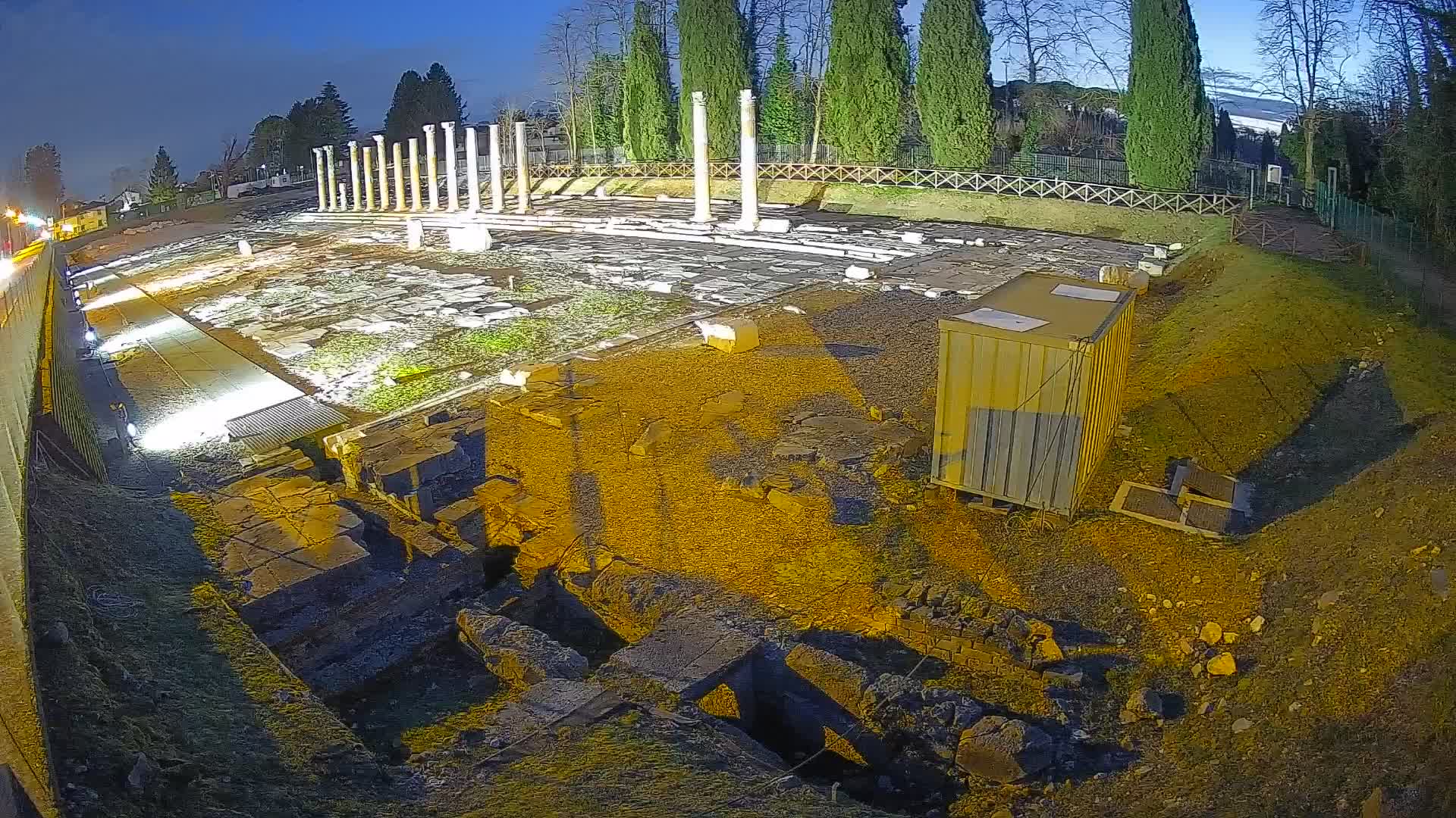 Webcam Foro Romano di Aquileia – Live View of the Ancient Roman Forum