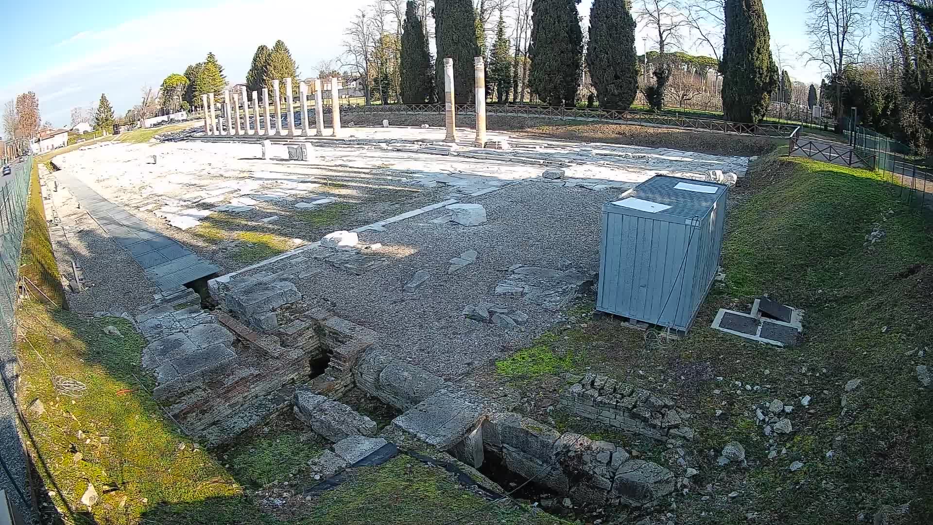 Webcam Forum Romanum von Aquileia – Liveblick auf das antike Zentrum