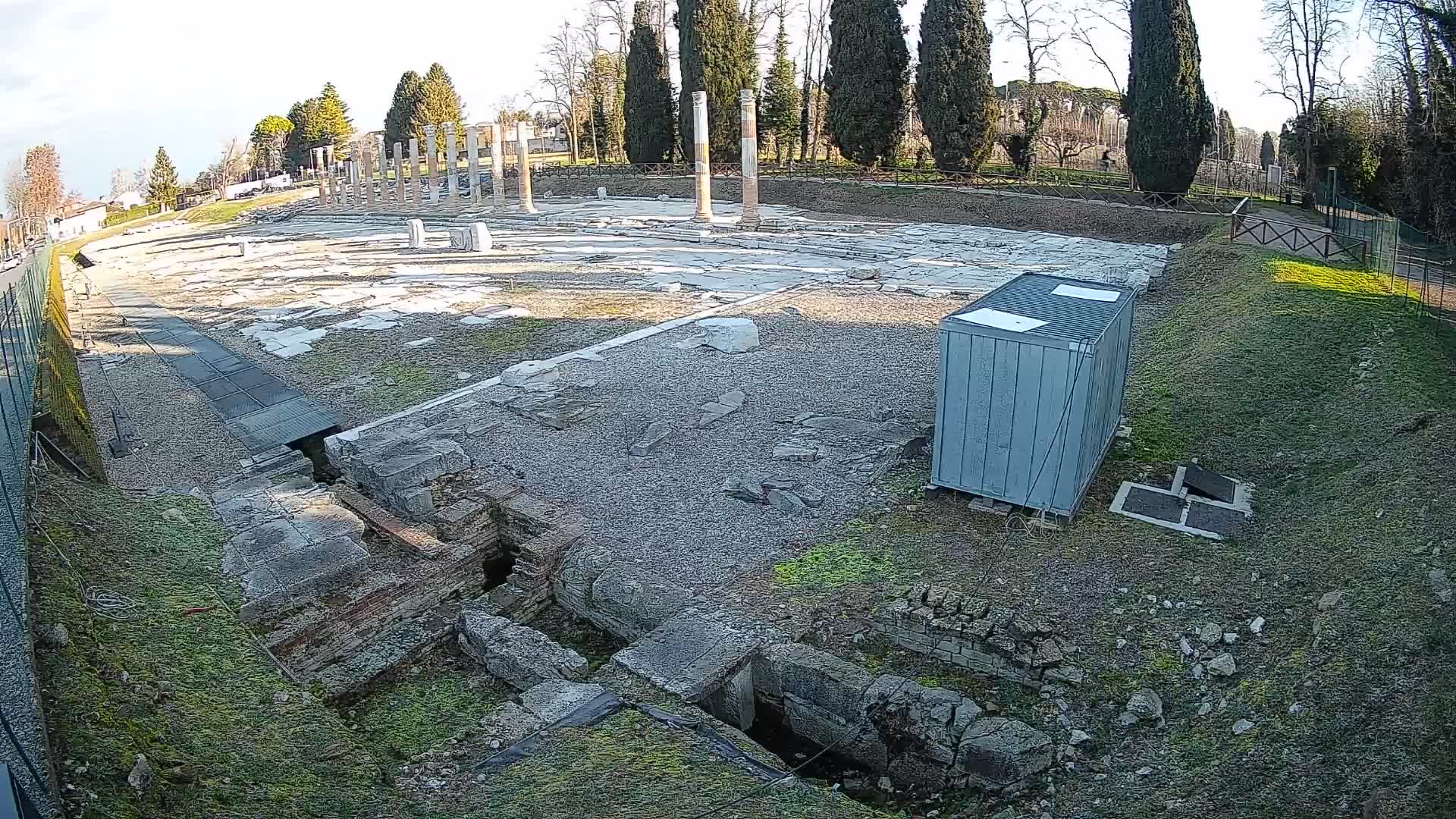 Webcam Foro Romano di Aquileia – Live View of the Ancient Roman Forum
