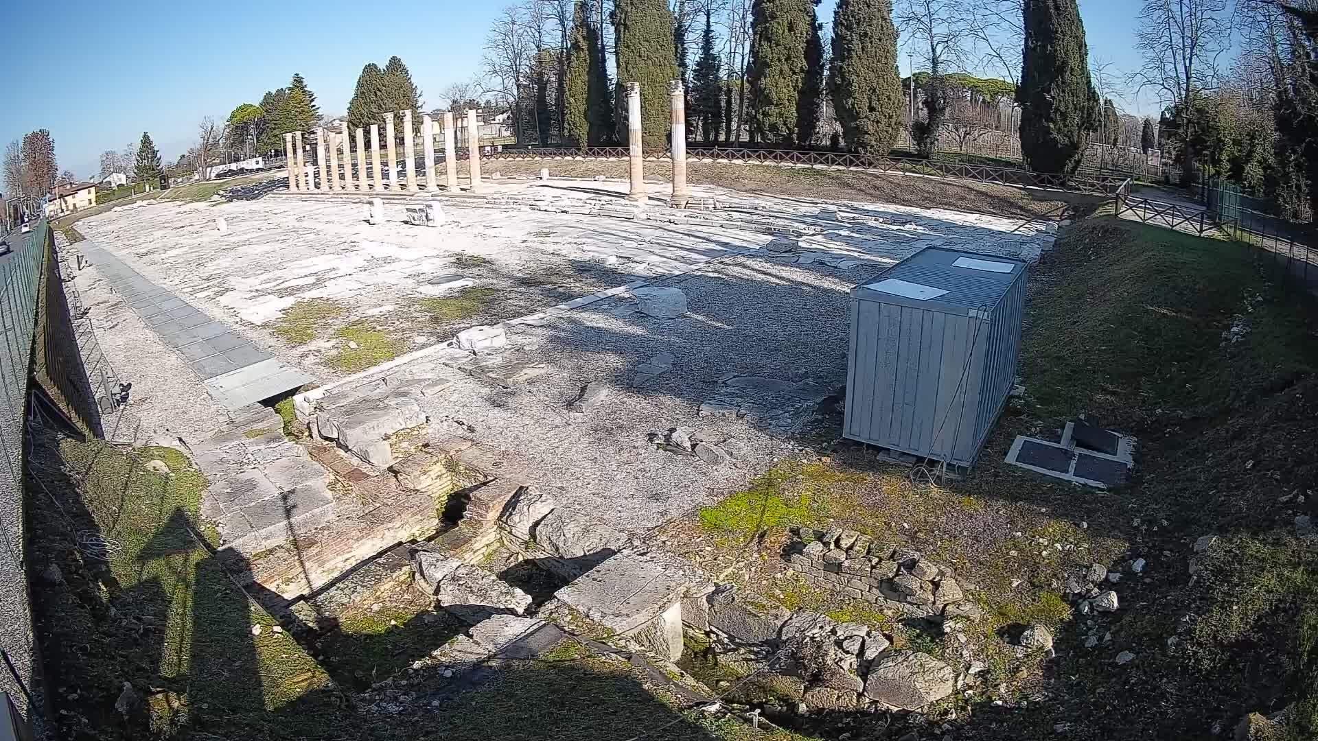 Webcam Foro Romano di Aquileia – Live View of the Ancient Roman Forum