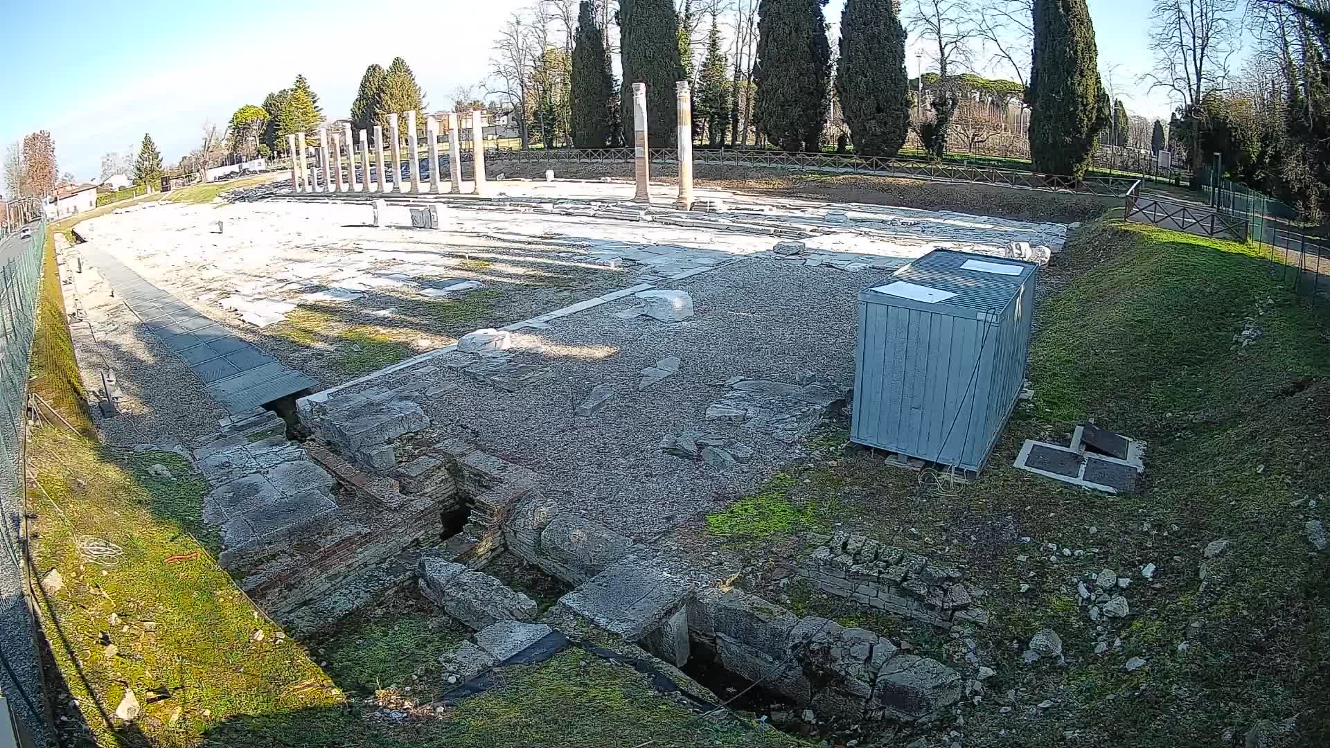 Webcam Forum Romanum von Aquileia – Liveblick auf das antike Zentrum