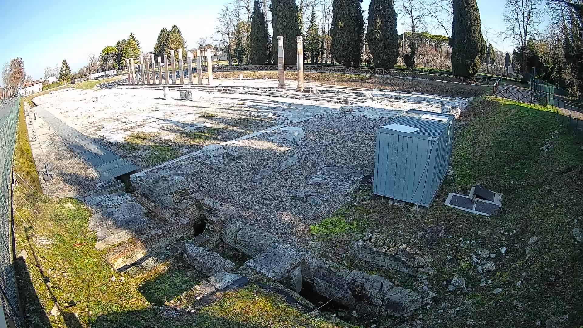 Webcam du Forum Romain d’Aquilée – Vue en direct du site antique