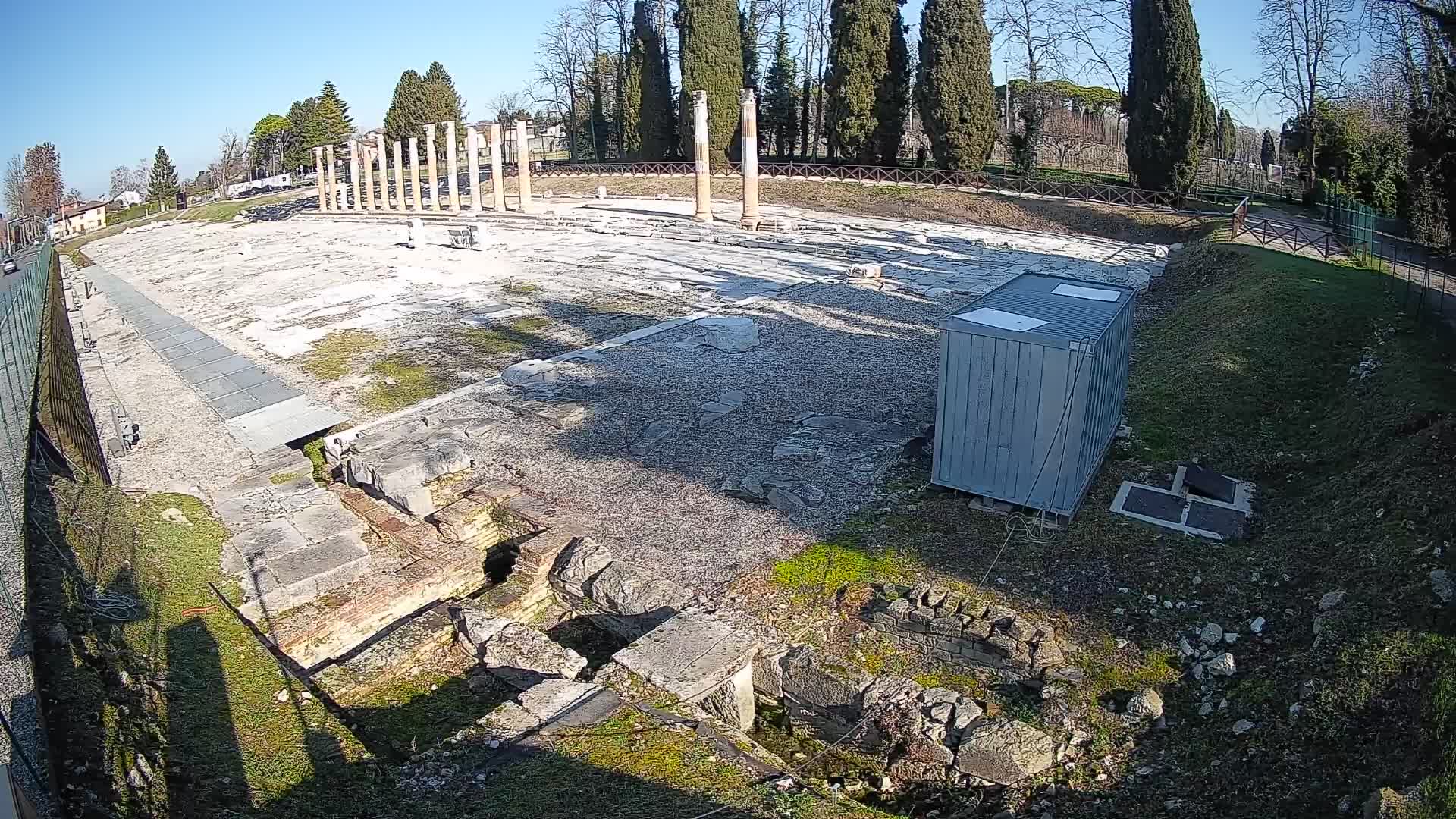 Web kamera Forum Akvileje – Pogled uživo na rimski forum