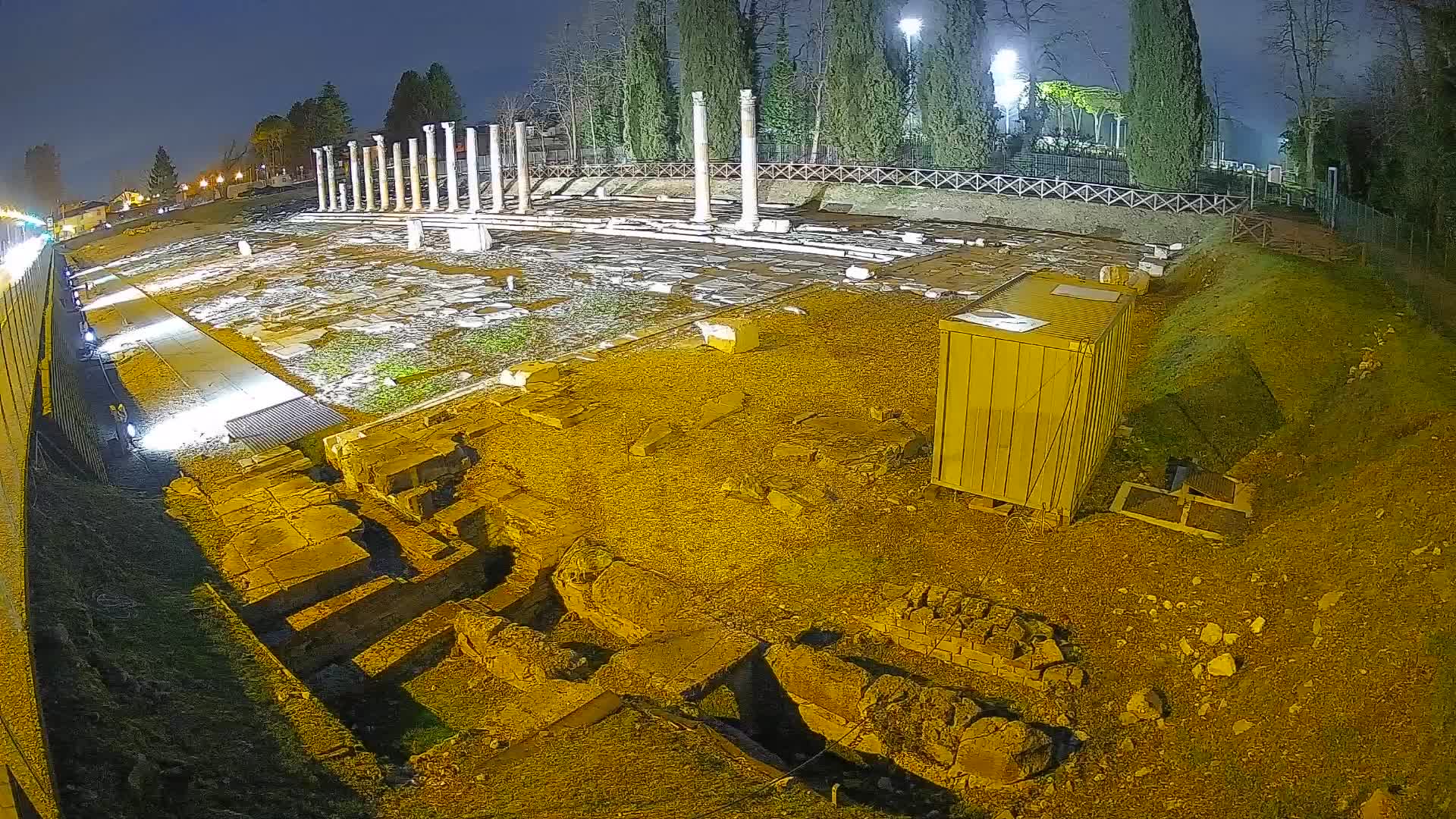 Webcam Foro Romano di Aquileia – Live View of the Ancient Roman Forum