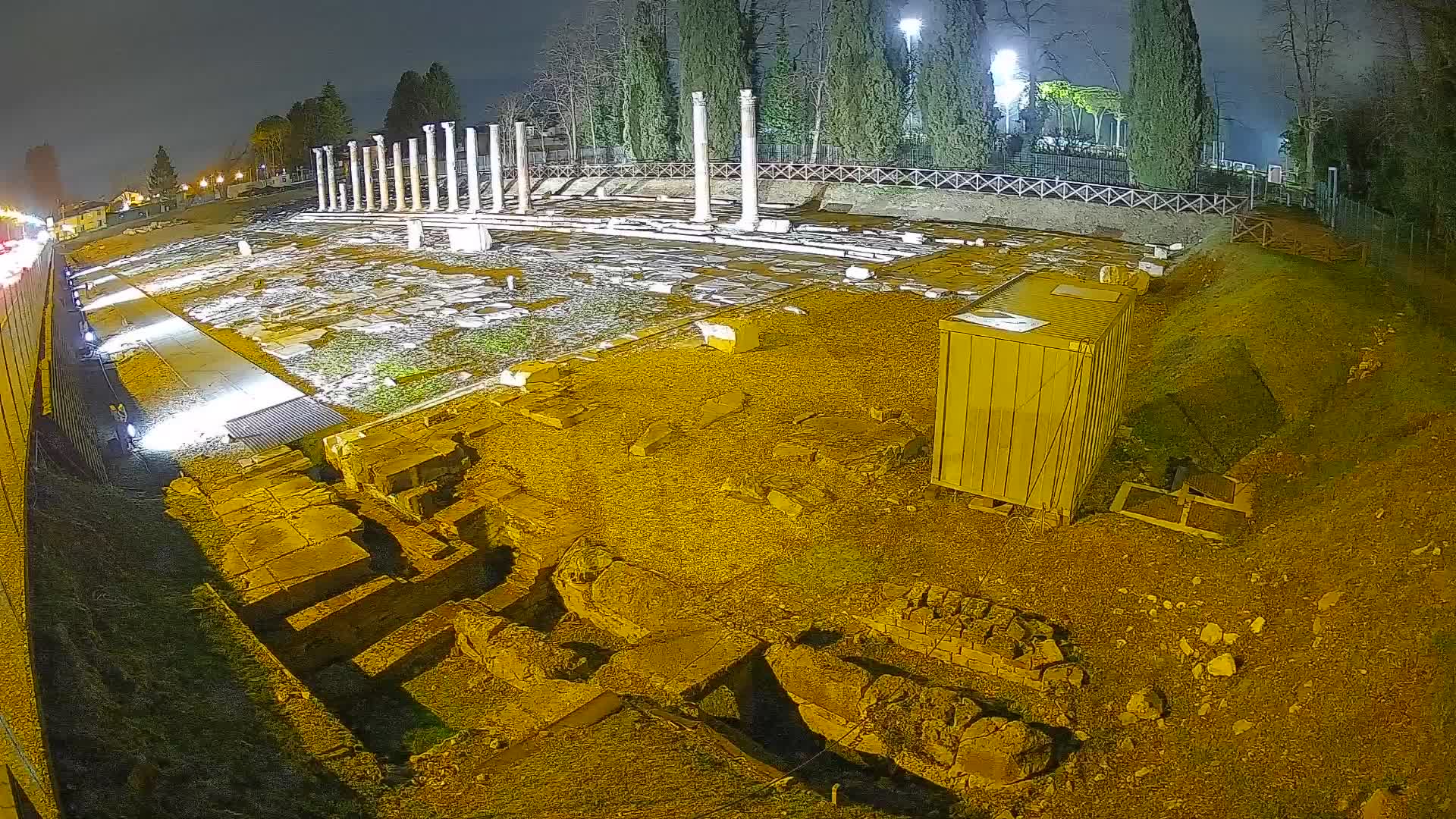 Webcam du Forum Romain d’Aquilée – Vue en direct du site antique