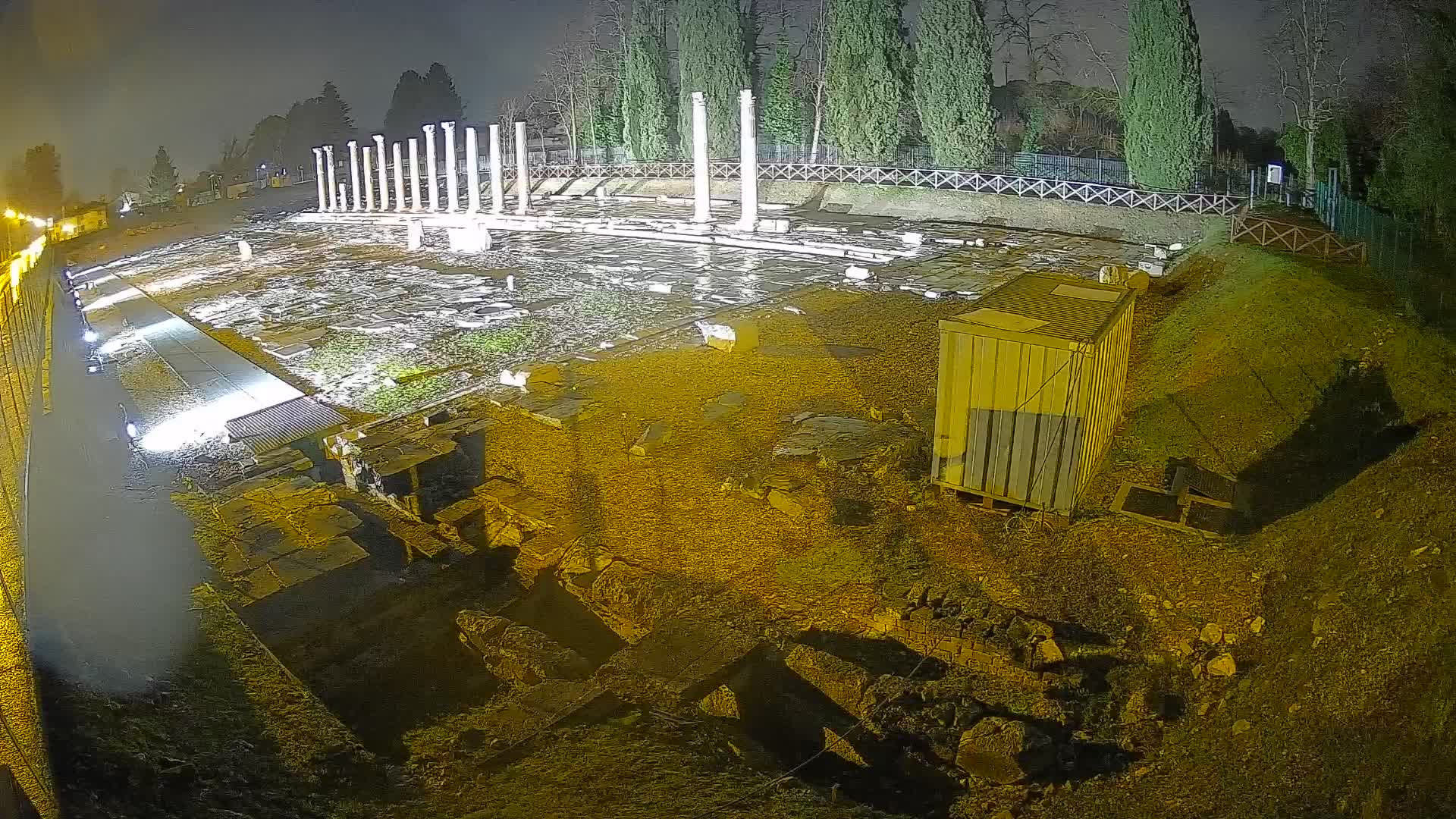 Webcam Foro Romano de Aquileia – Vista en vivo del Foro Romano