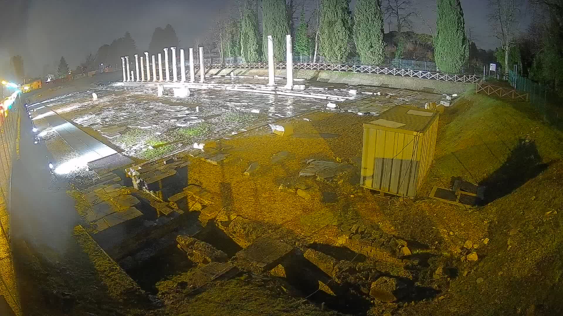 Webcam Foro Romano de Aquileia – Vista en vivo del Foro Romano