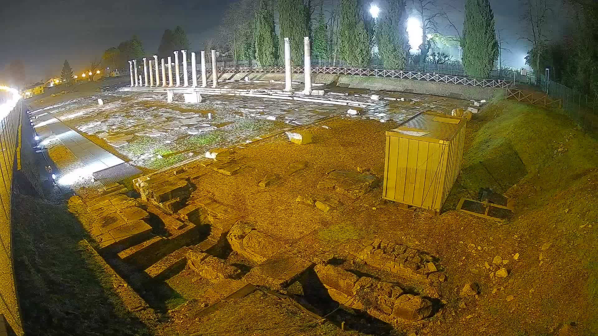 Webcam du Forum Romain d’Aquilée – Vue en direct du site antique