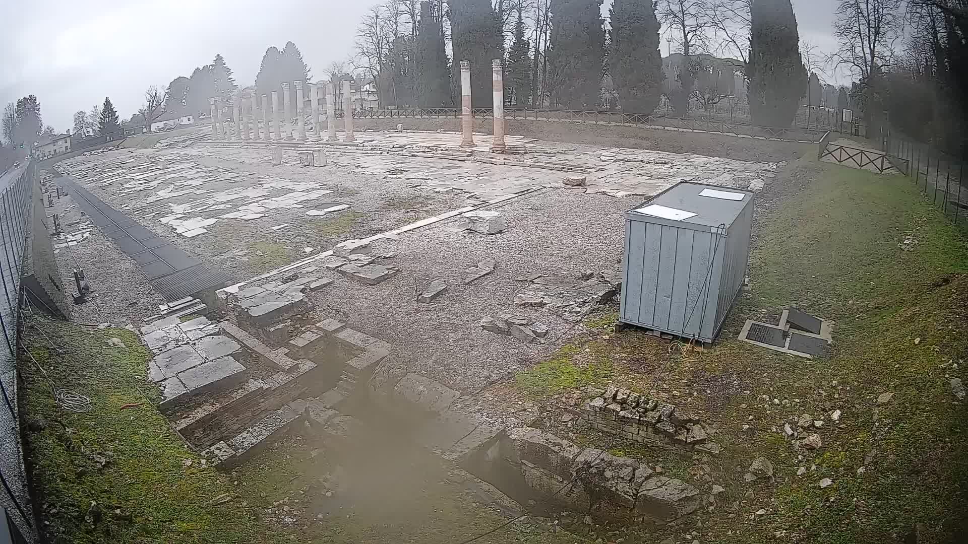Webcam Foro Romano di Aquileia – Vista live sull’antico Foro