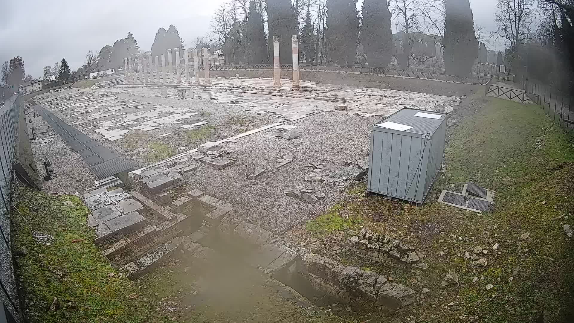 Webcam du Forum Romain d’Aquilée – Vue en direct du site antique