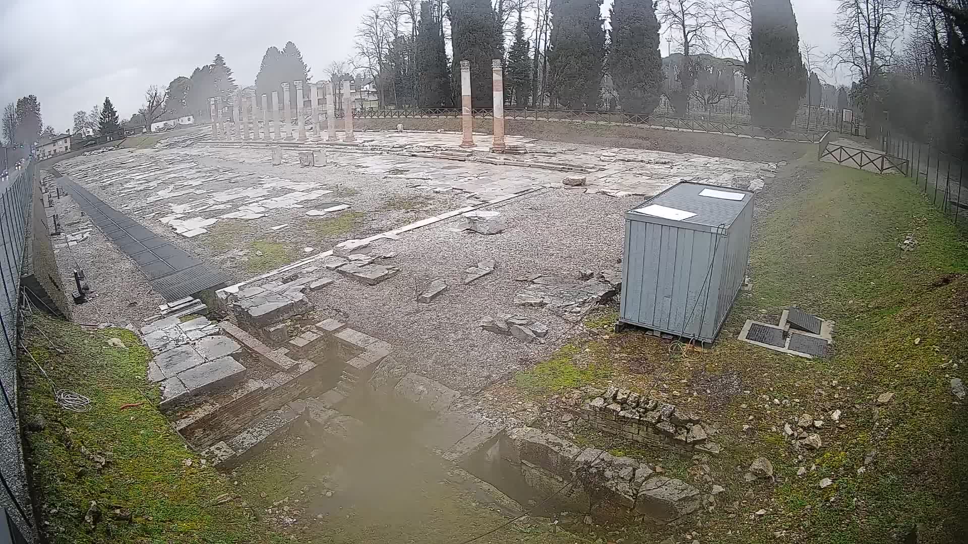 Webcam Foro Romano di Aquileia – Vista live sull’antico Foro