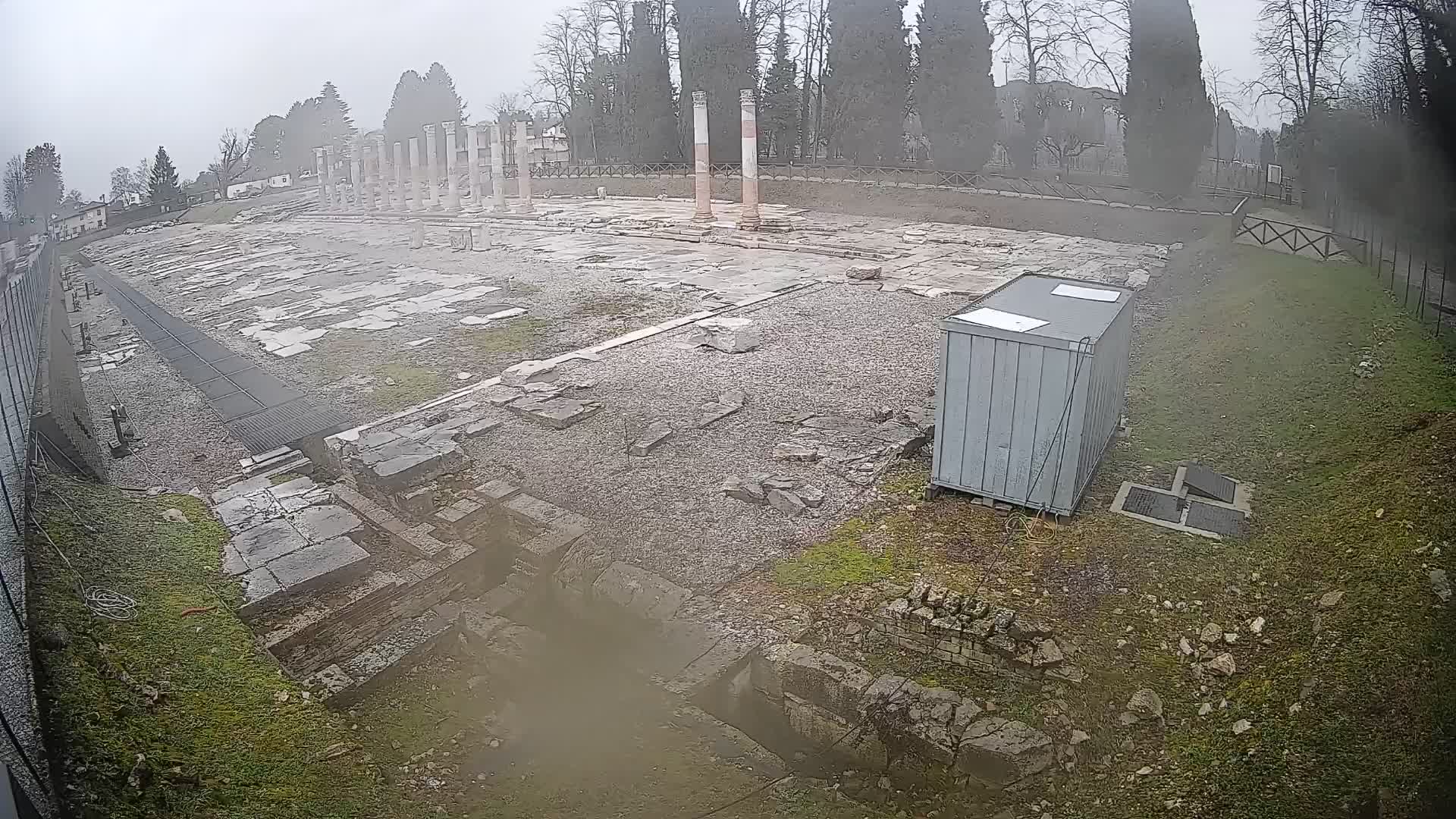 Webcam Foro Romano de Aquileia – Vista en vivo del Foro Romano