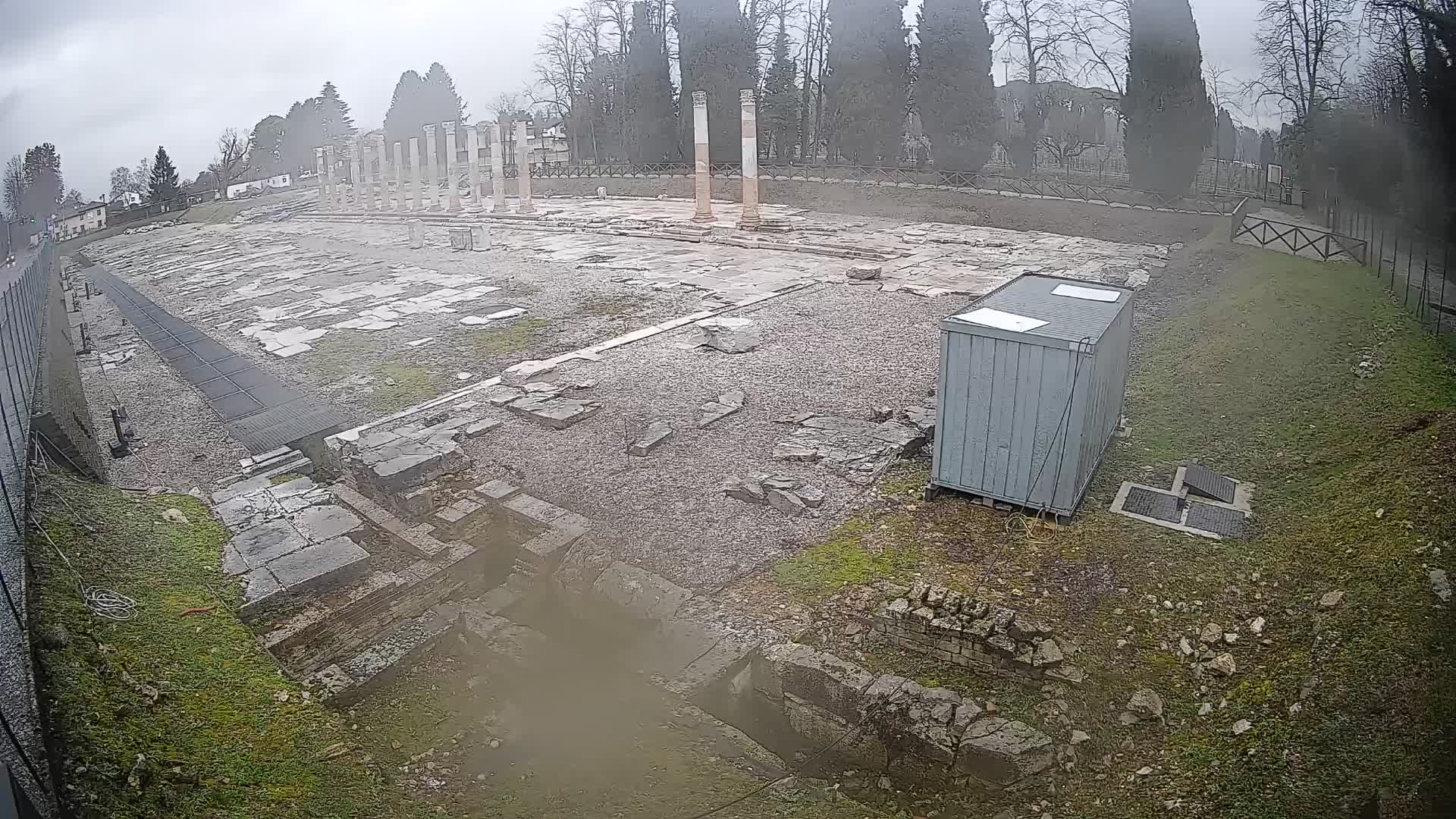 Webcam Foro Romano de Aquileia – Vista en vivo del Foro Romano