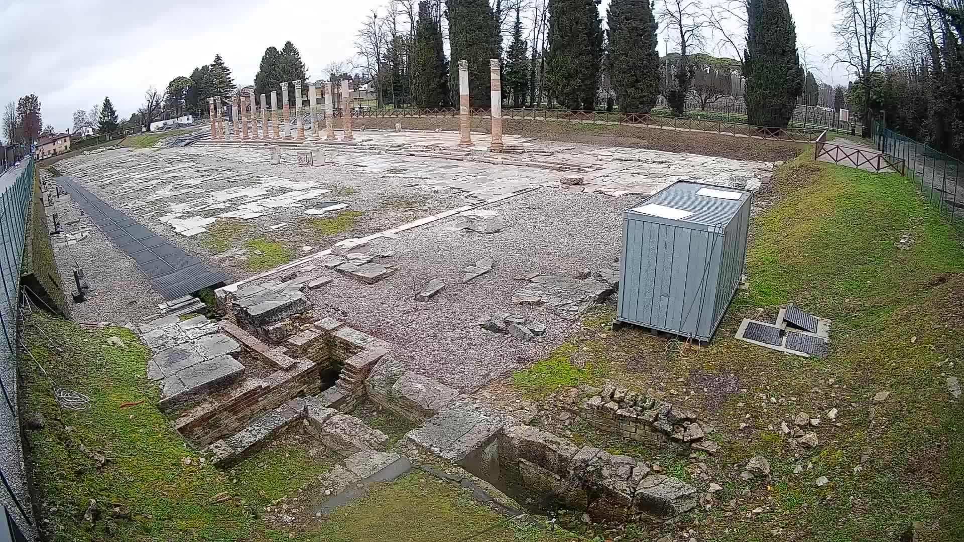 Webcam Forum Romanum von Aquileia – Liveblick auf das antike Zentrum
