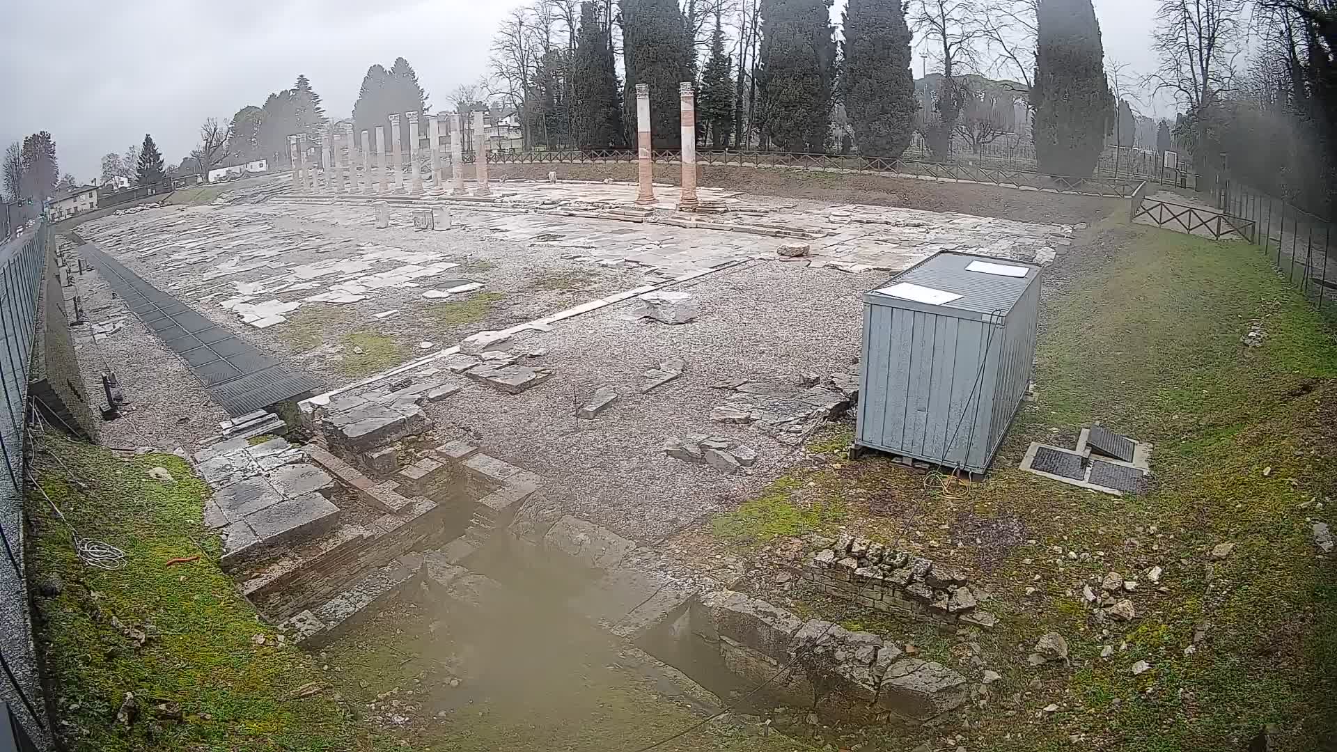 Webcam du Forum Romain d’Aquilée – Vue en direct du site antique