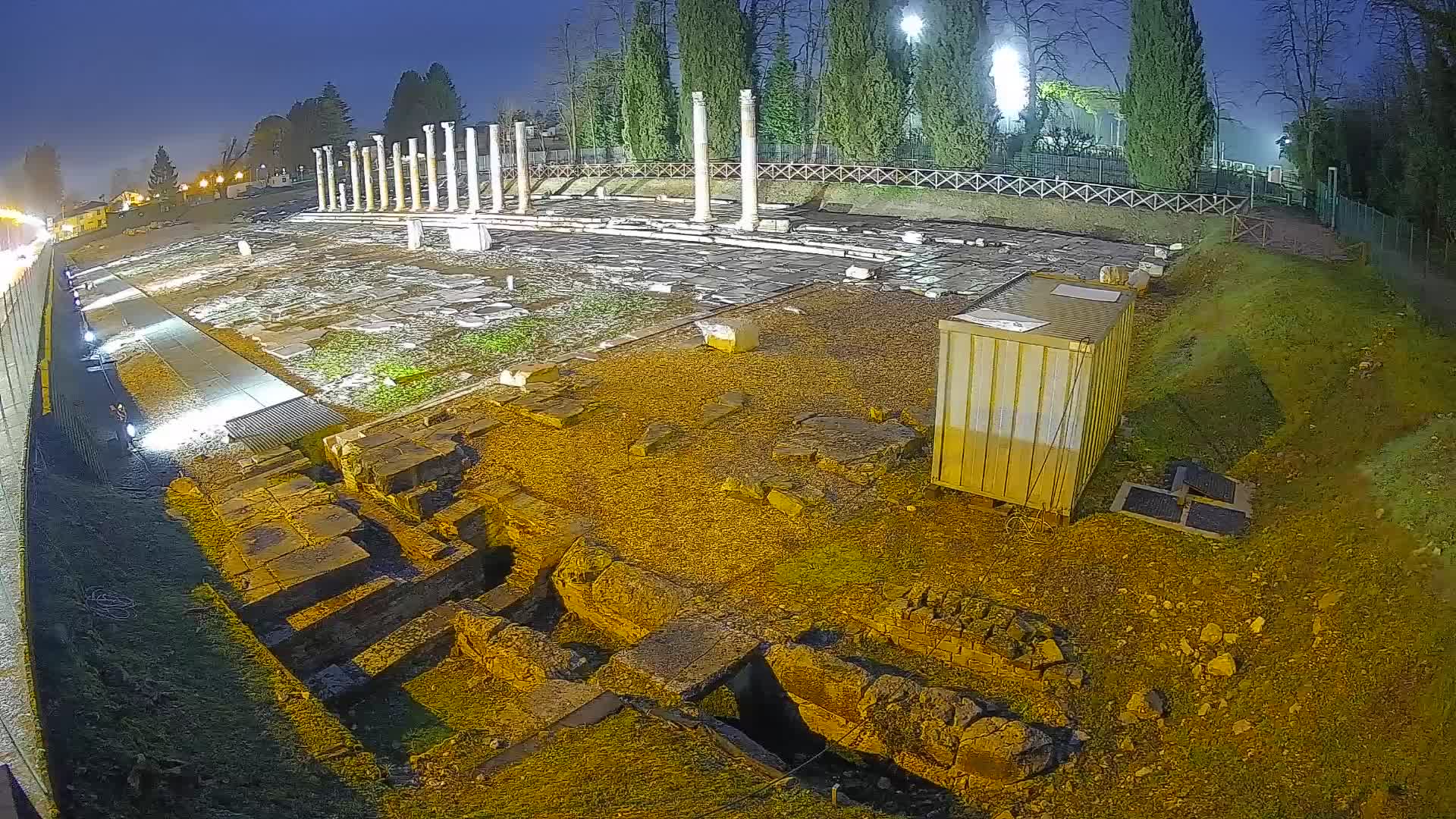 Webcam Foro Romano di Aquileia – Live View of the Ancient Roman Forum