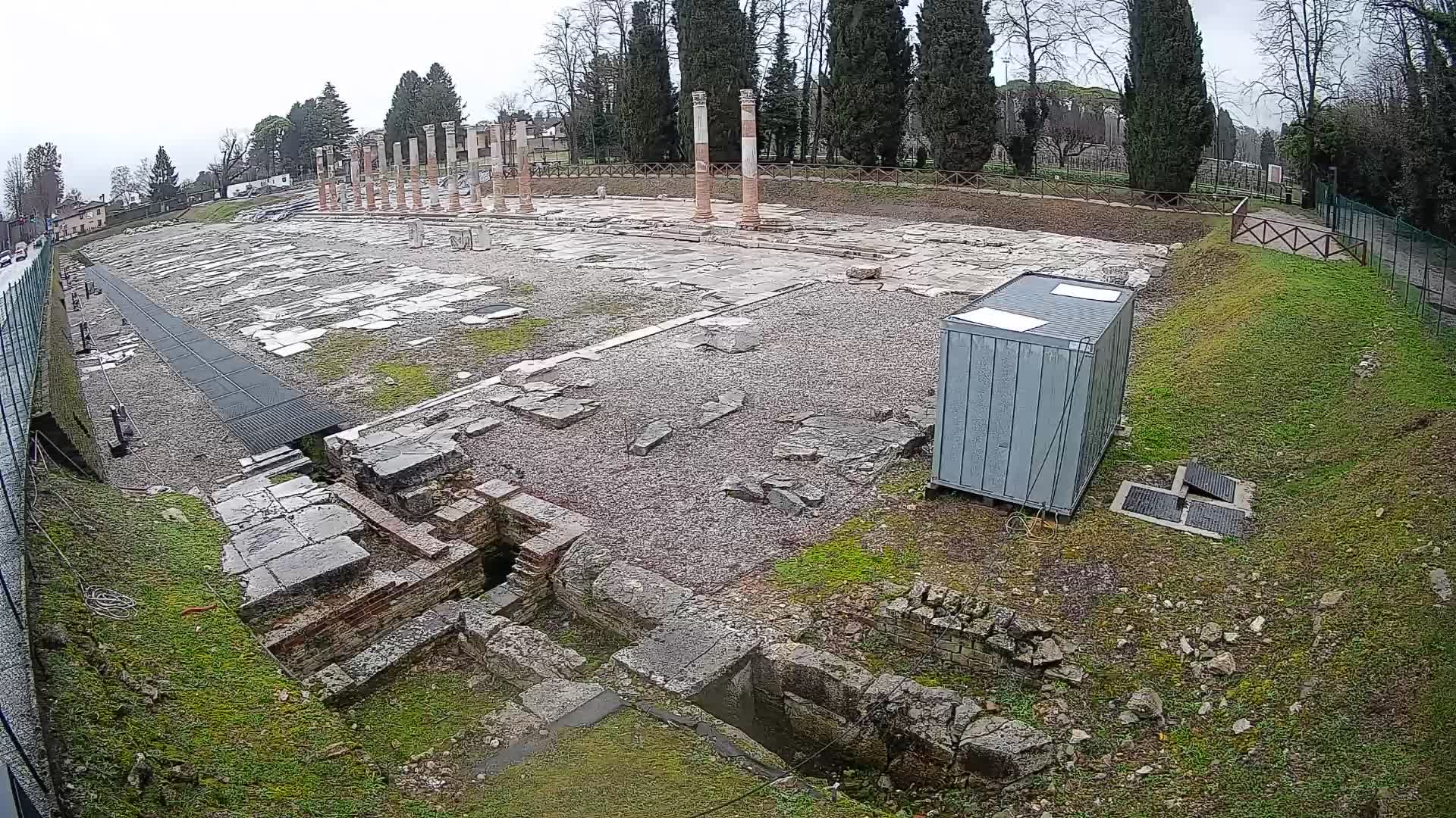 Webcam Foro Romano de Aquileia – Vista en vivo del Foro Romano