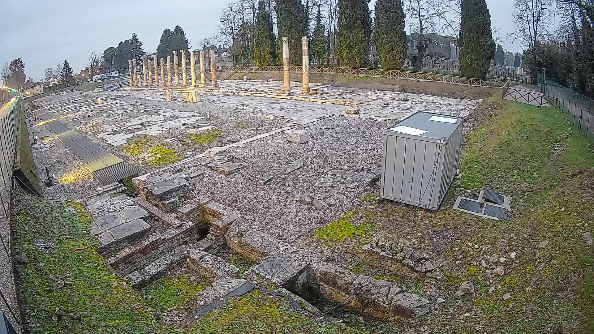 Webcam Foro Romano di Aquileia – Live View of the Ancient Roman Forum