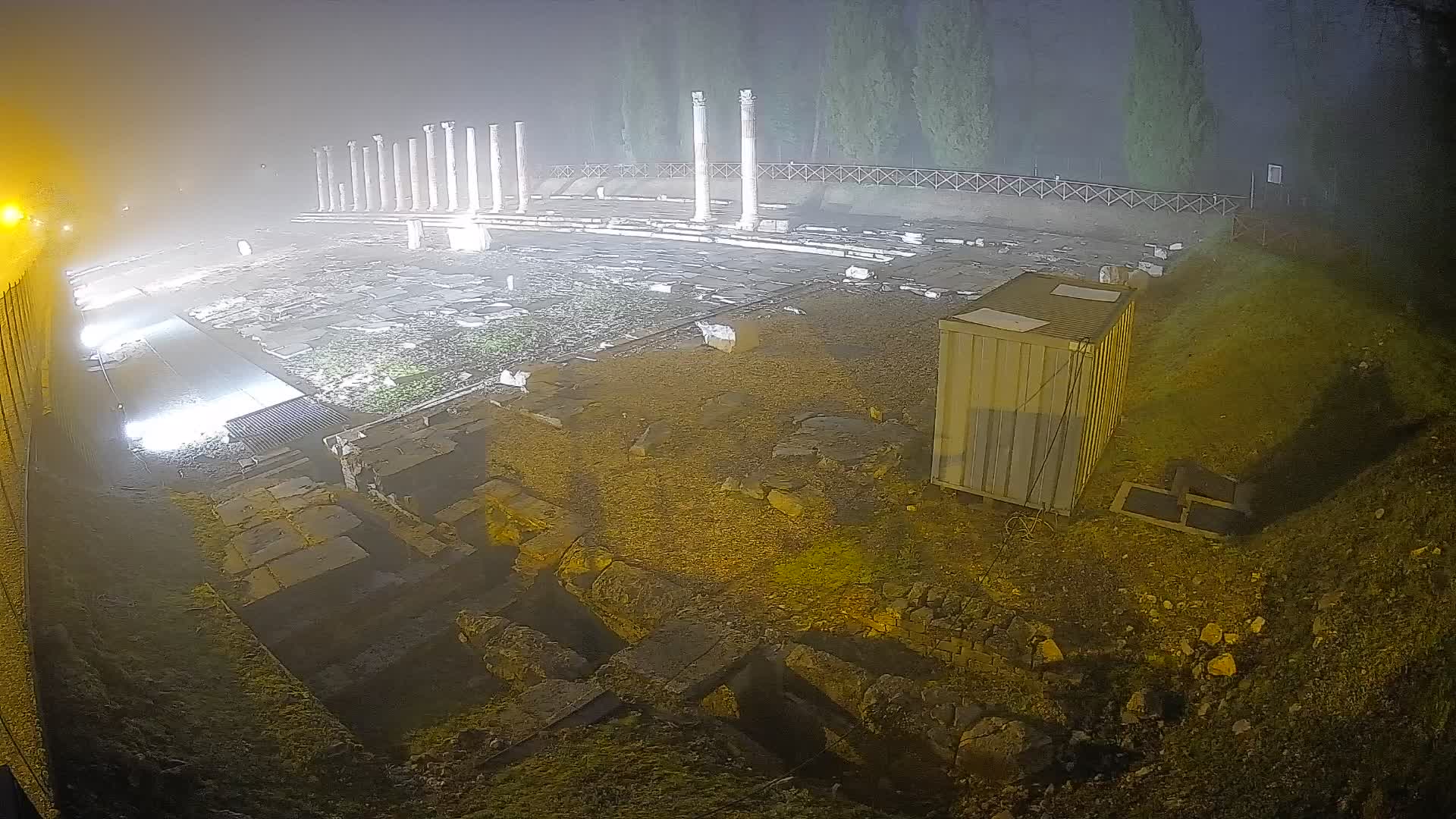 Webcam du Forum Romain d’Aquilée – Vue en direct du site antique