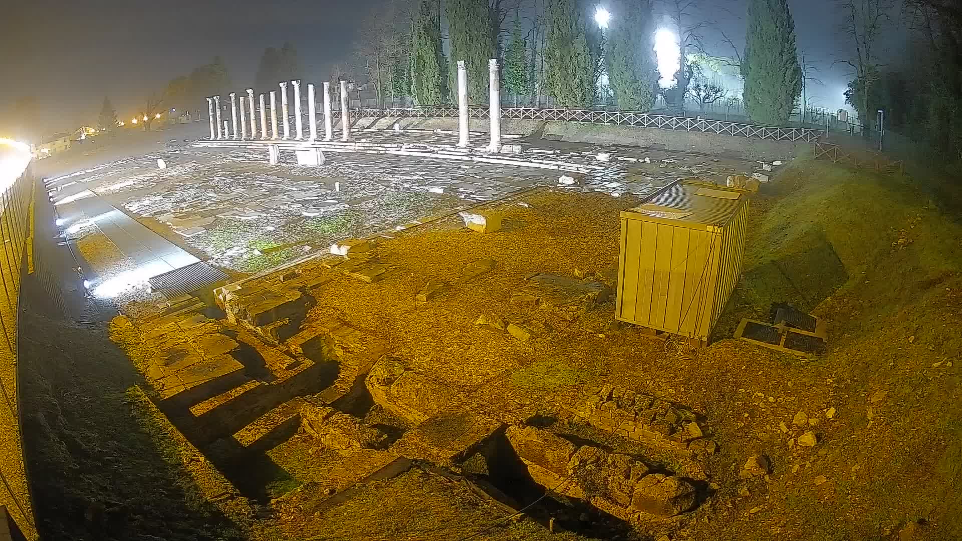 Webcam Foro Romano di Aquileia – Live View of the Ancient Roman Forum