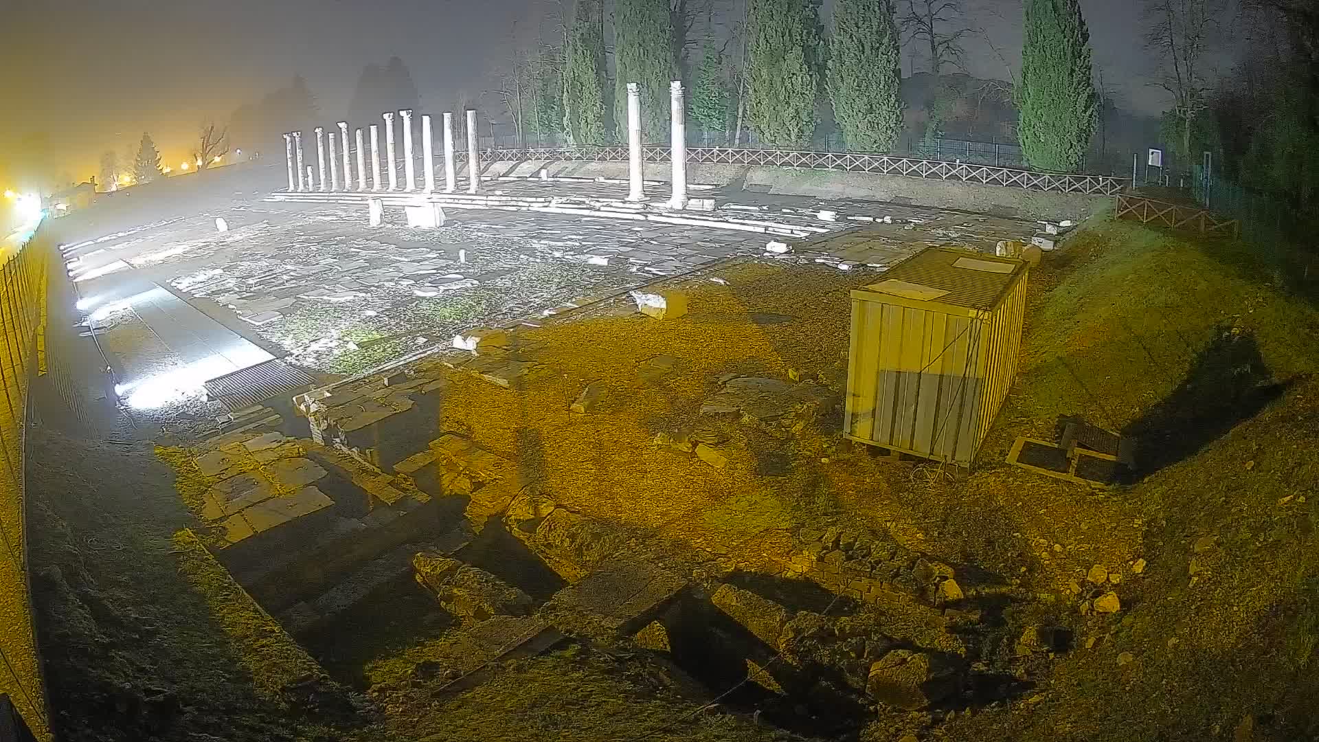 Webcam Forum Romanum von Aquileia – Liveblick auf das antike Zentrum