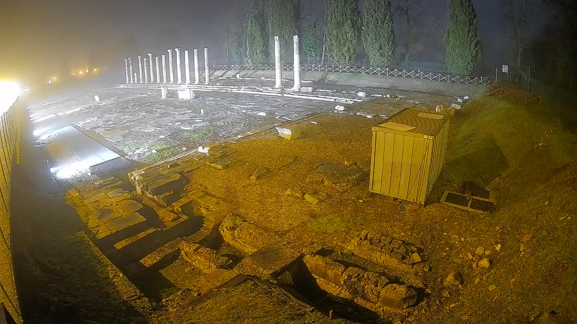 Webcam du Forum Romain d’Aquilée – Vue en direct du site antique