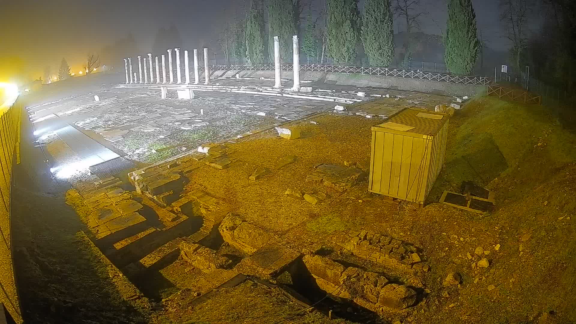 Webcam Foro Romano de Aquileia – Vista en vivo del Foro Romano
