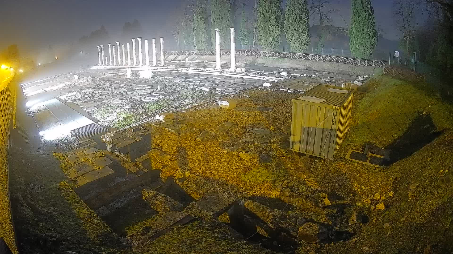 Webcam Forum Romanum von Aquileia – Liveblick auf das antike Zentrum