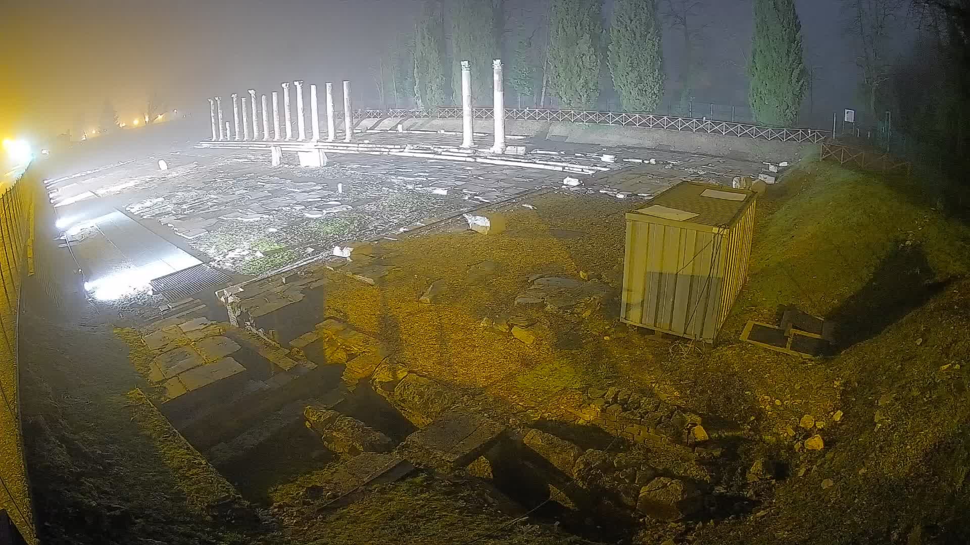 Webcam Forum Romanum von Aquileia – Liveblick auf das antike Zentrum
