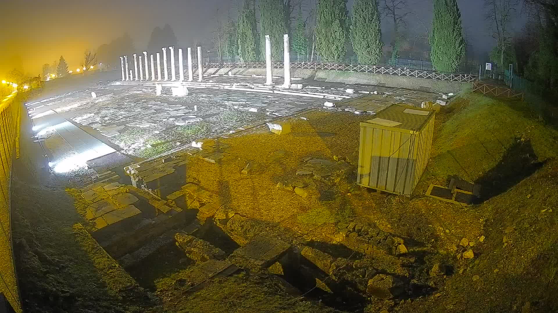 Webcam du Forum Romain d’Aquilée – Vue en direct du site antique