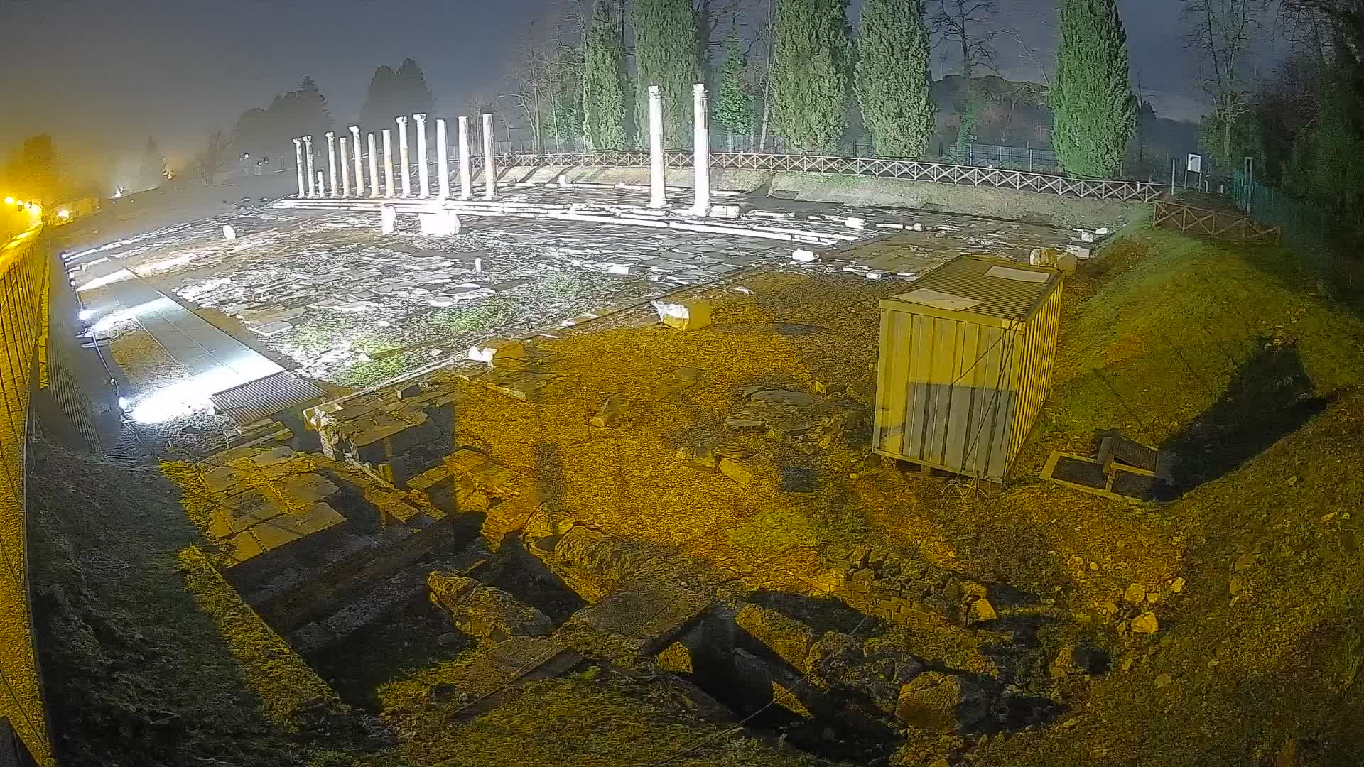 Webcam Forum Romanum von Aquileia – Liveblick auf das antike Zentrum