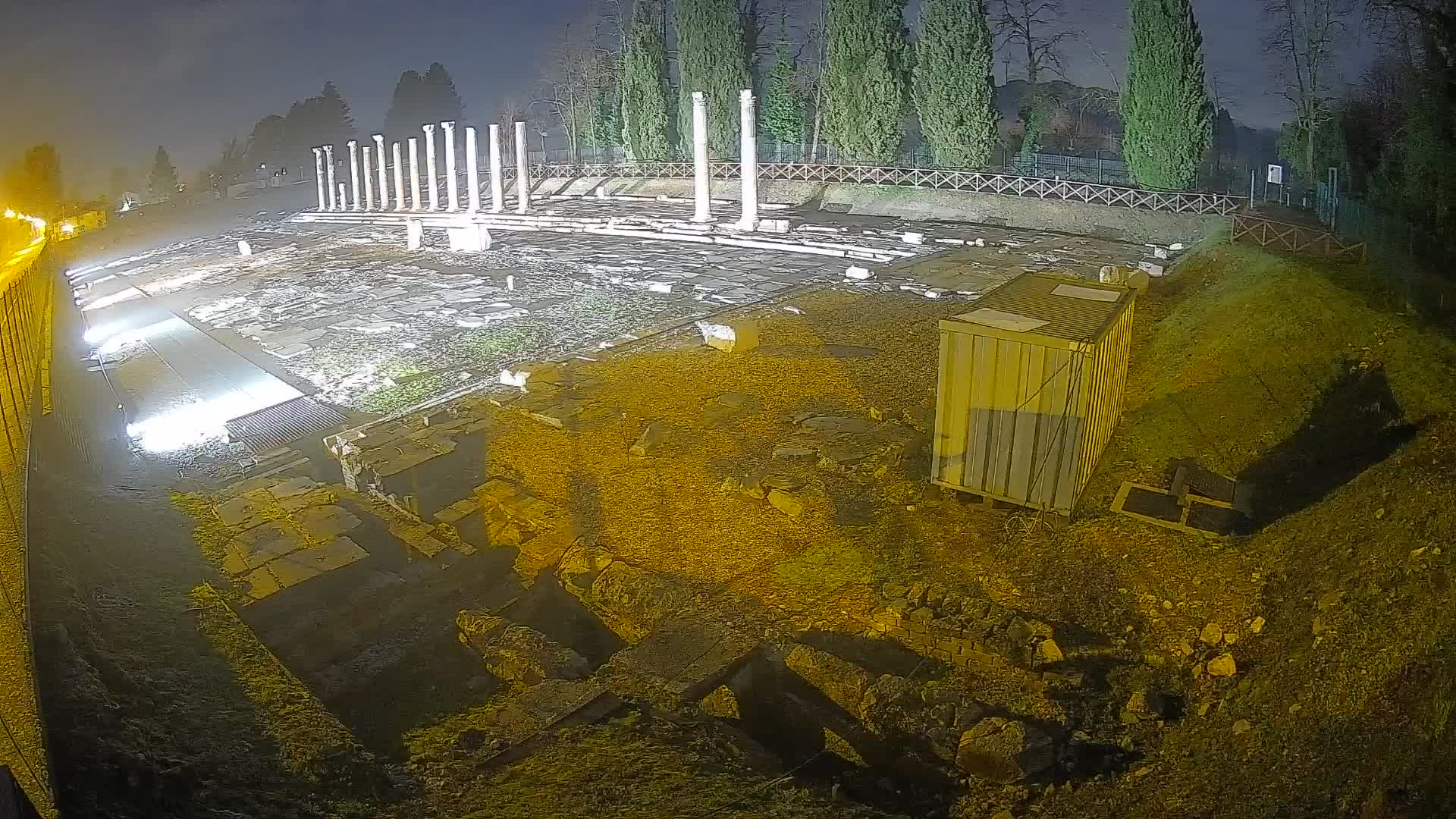 Webcam Forum Romanum von Aquileia – Liveblick auf das antike Zentrum