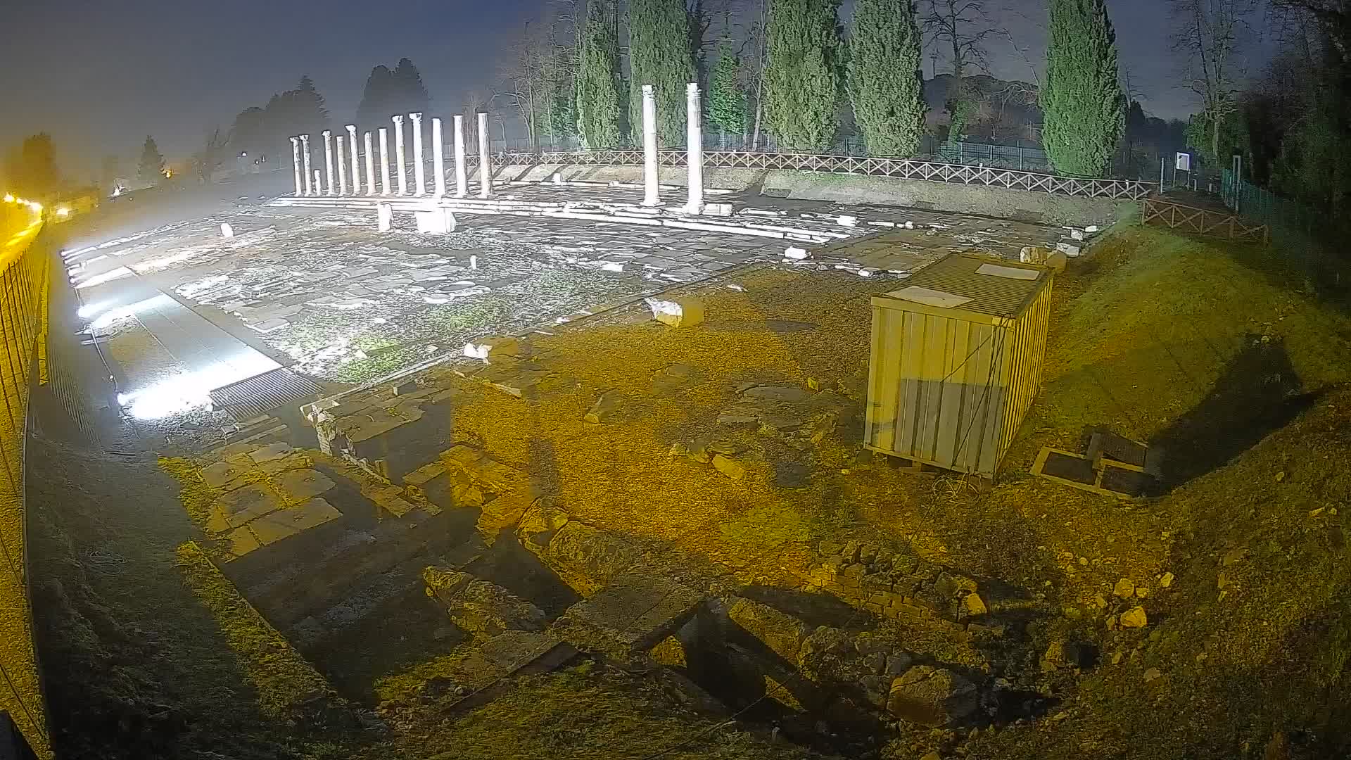 Webcam Foro Romano de Aquileia – Vista en vivo del Foro Romano